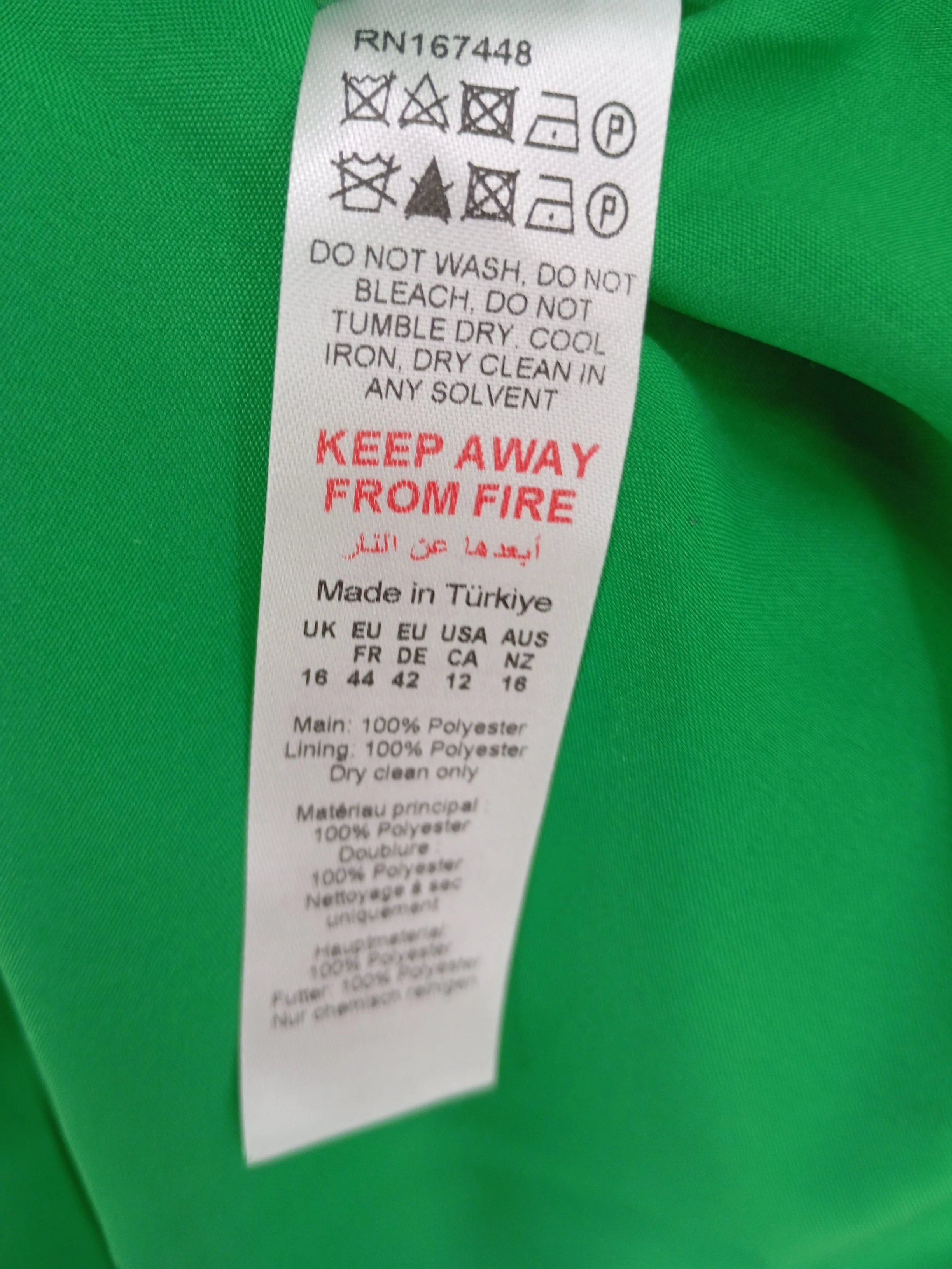 Karen Millen Maxi Dress UK16 in Green RRP £199 - Image 6