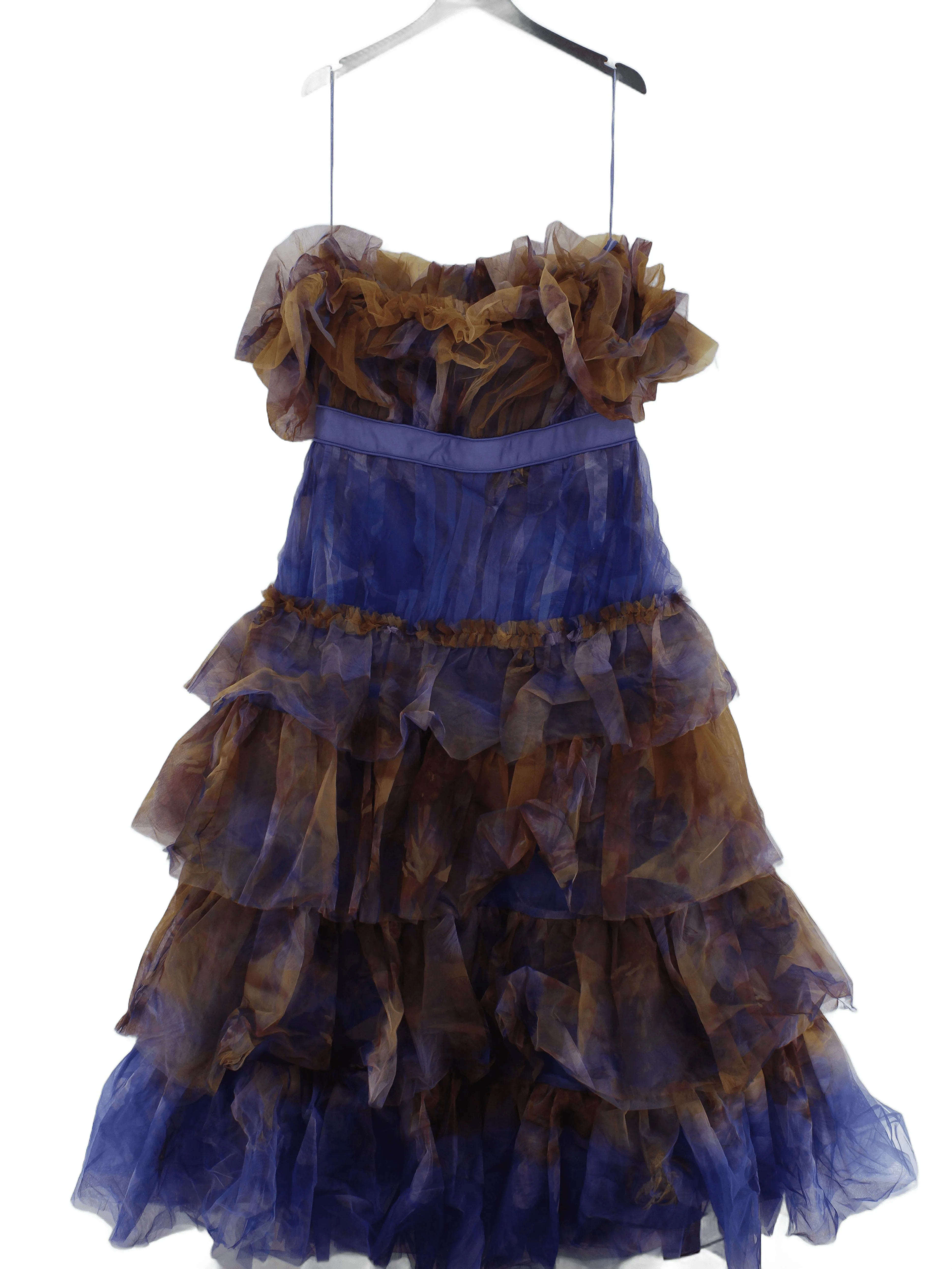 Karen Millen Maxi Dress UK16 in Multi RRP £149