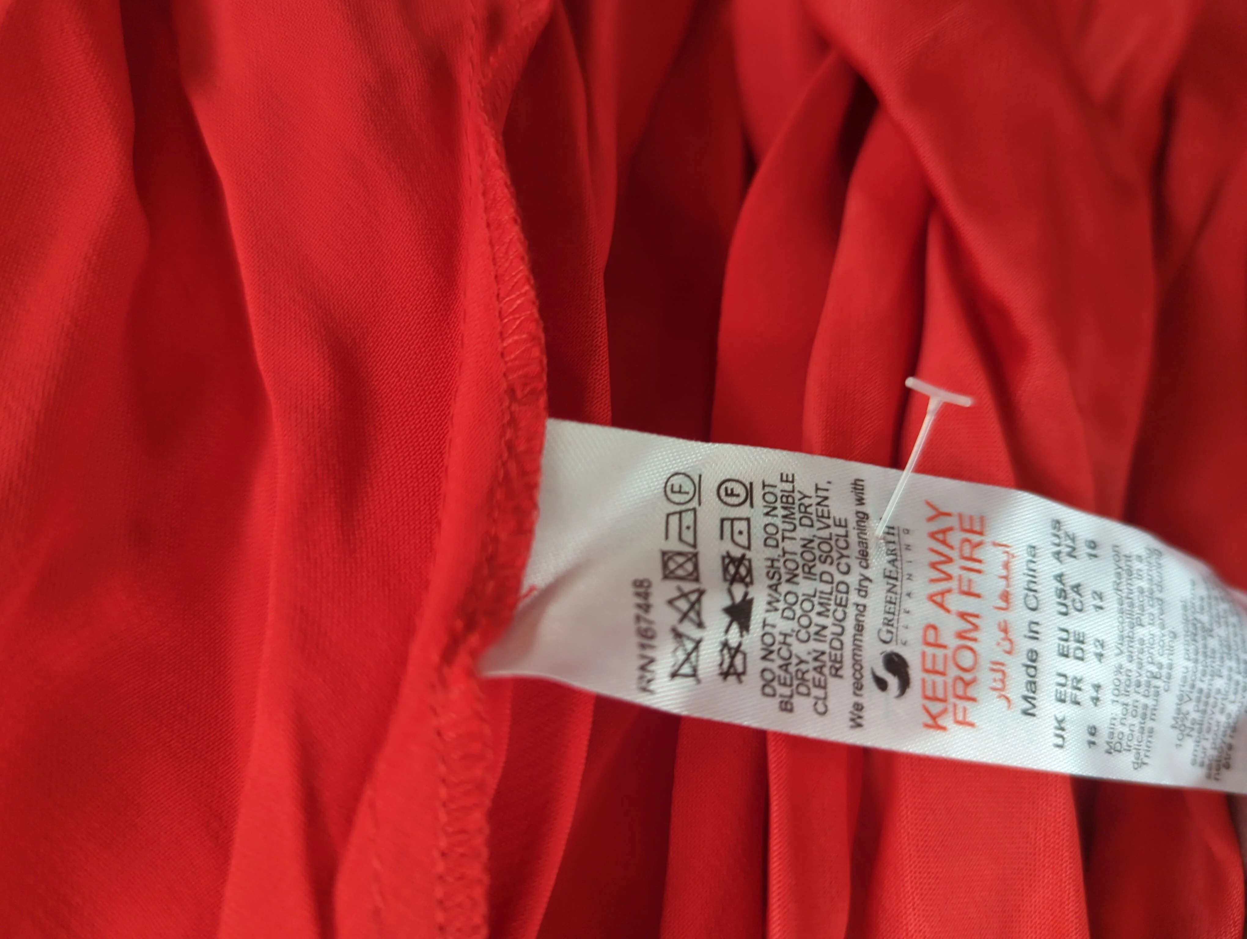 Karen Millen Maxi Dress UK16 in Red RRP £229 - Image 7