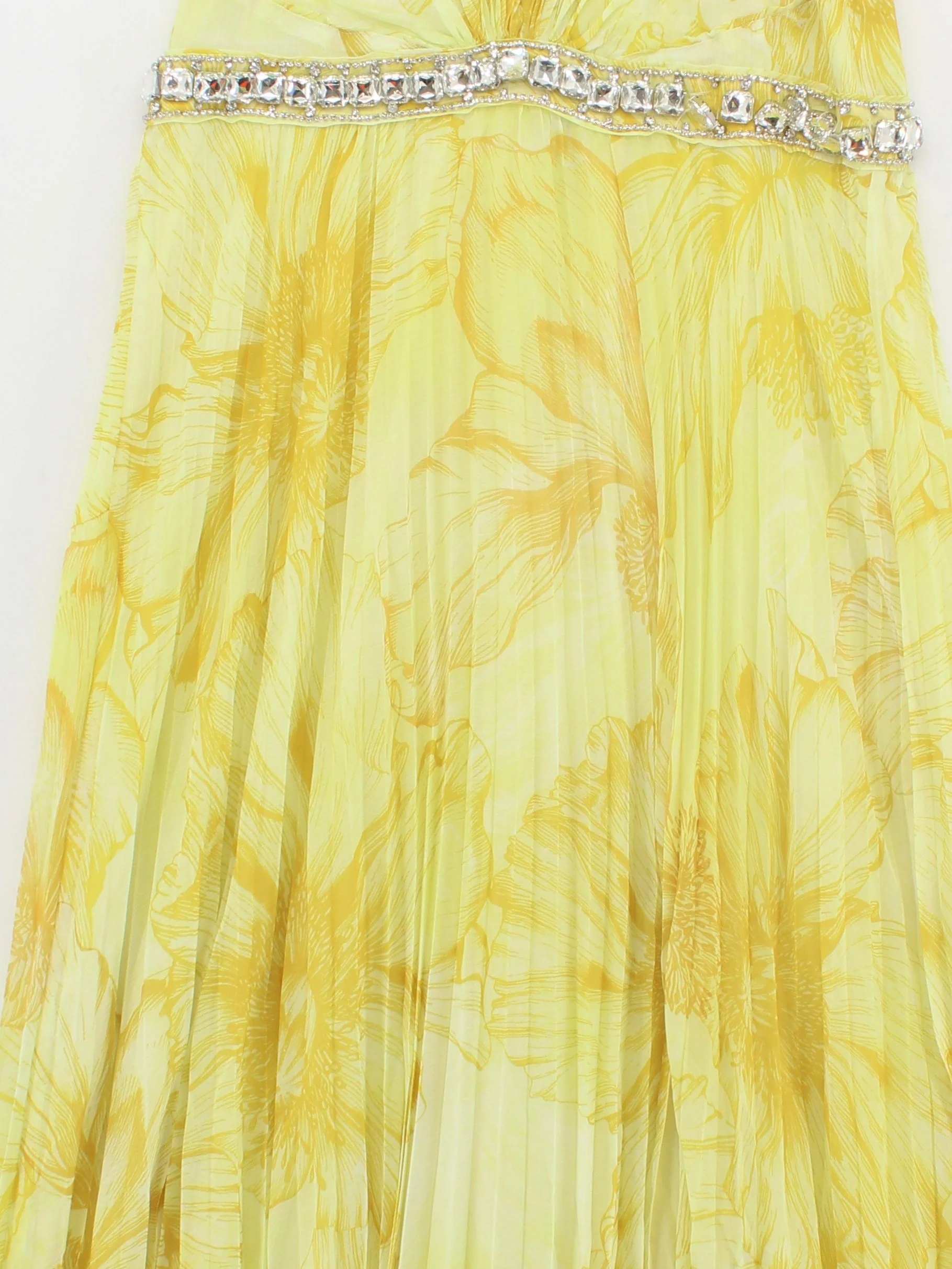 Karen Millen Maxi Dress UK16 in Yellow RRP £249 - Image 3