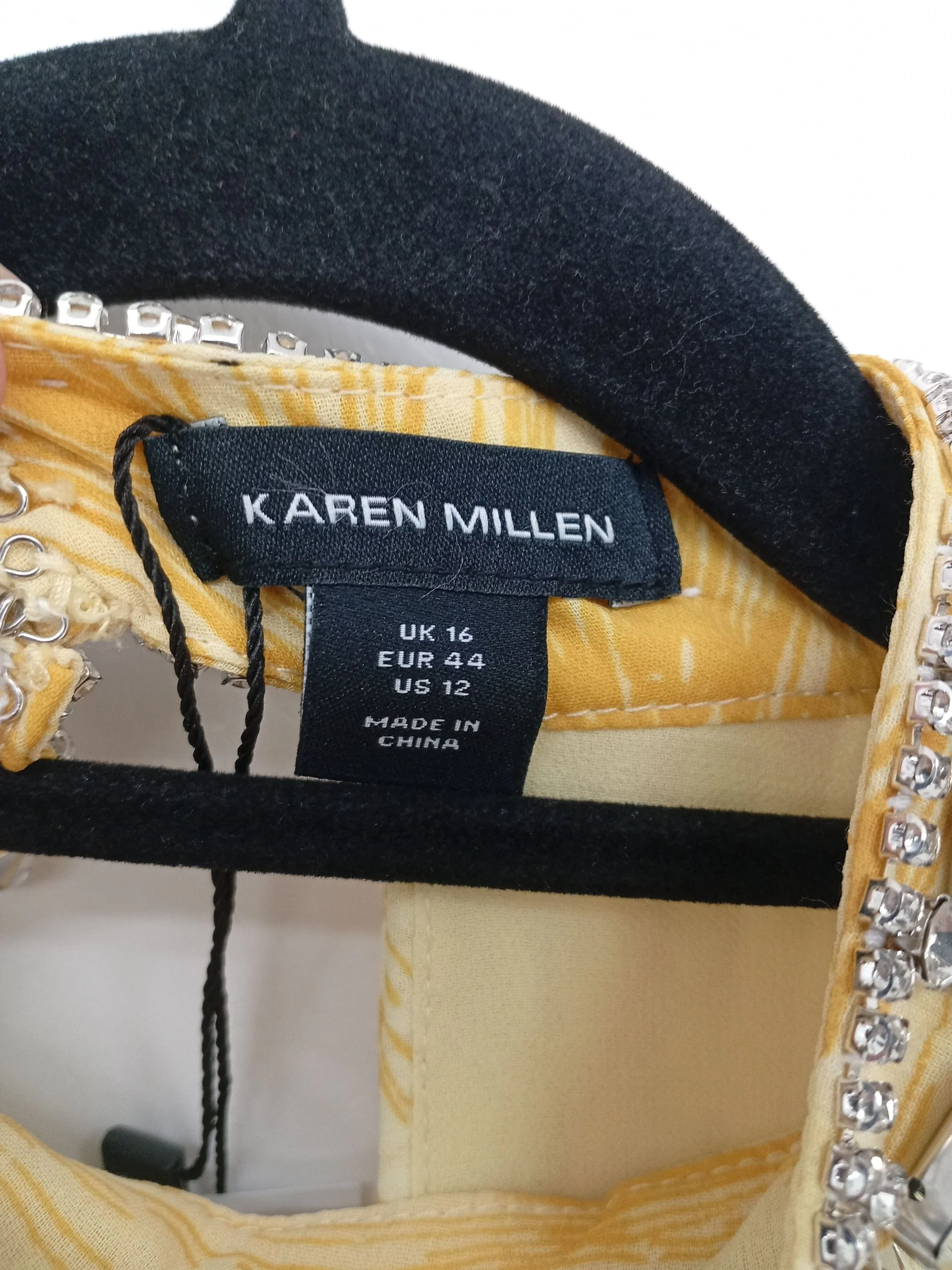 Karen Millen Maxi Dress UK16 in Yellow RRP £249 - Image 6