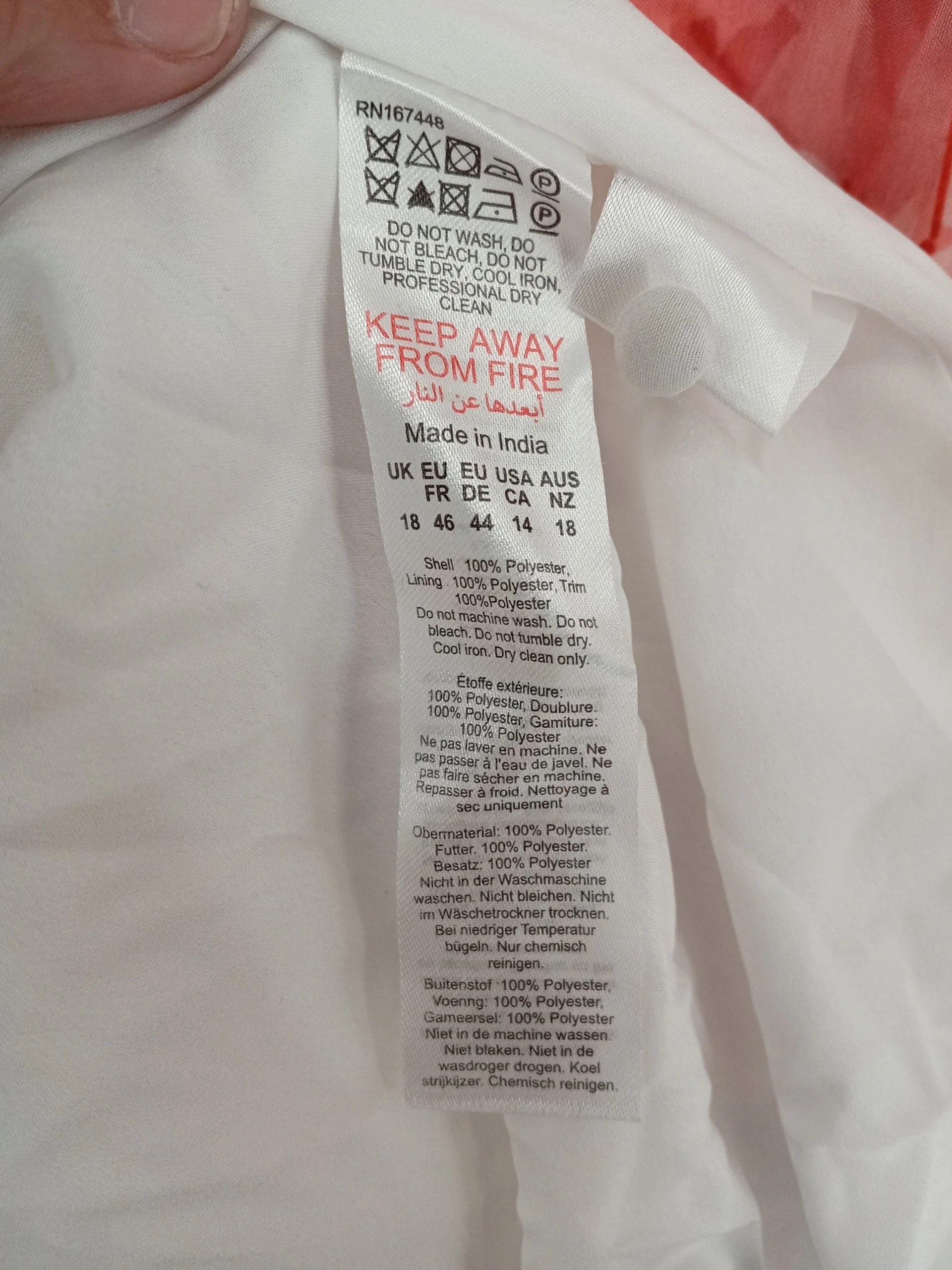 Karen Millen Maxi Dress UK18 in Red RRP £229 - Image 7