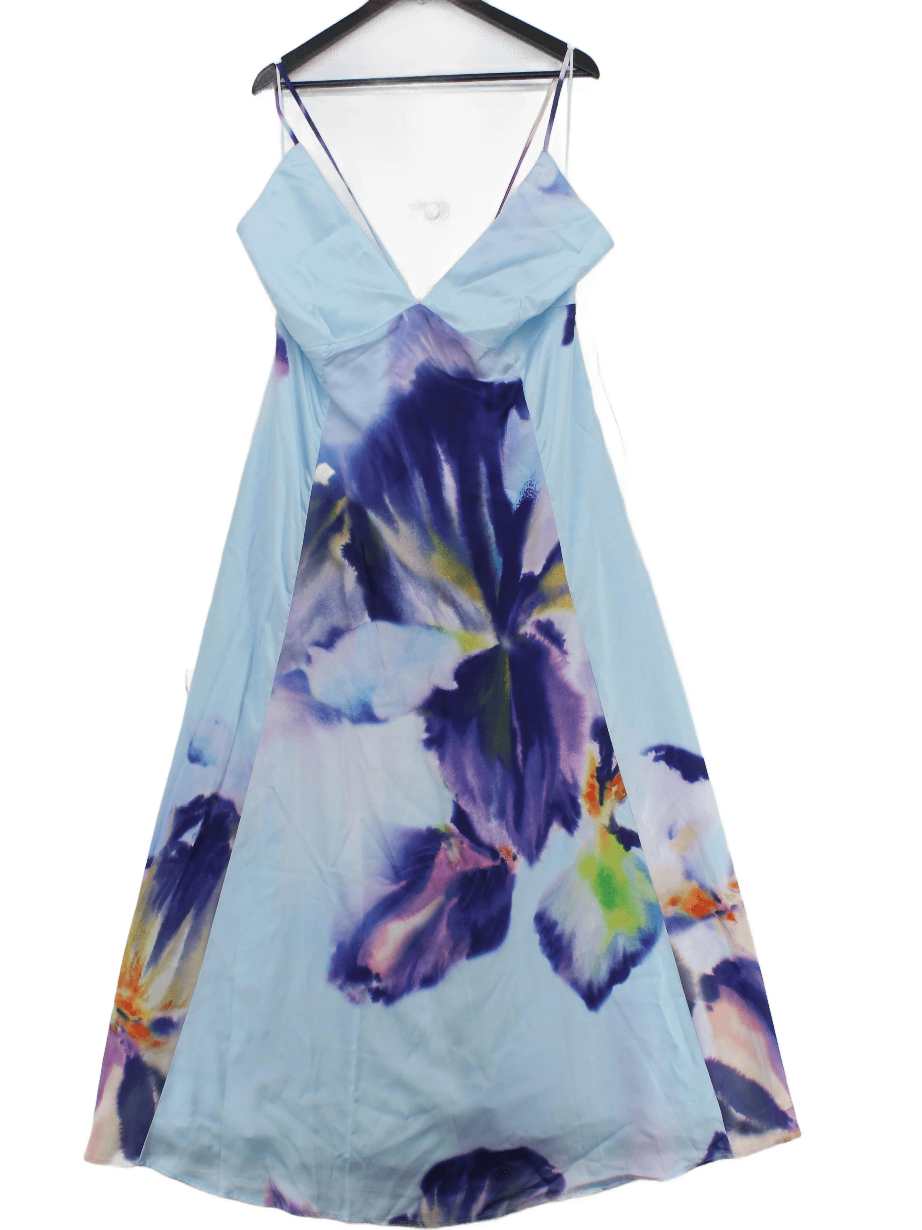 Karen Millen Maxi Dress UK20 in Blue RRP £139