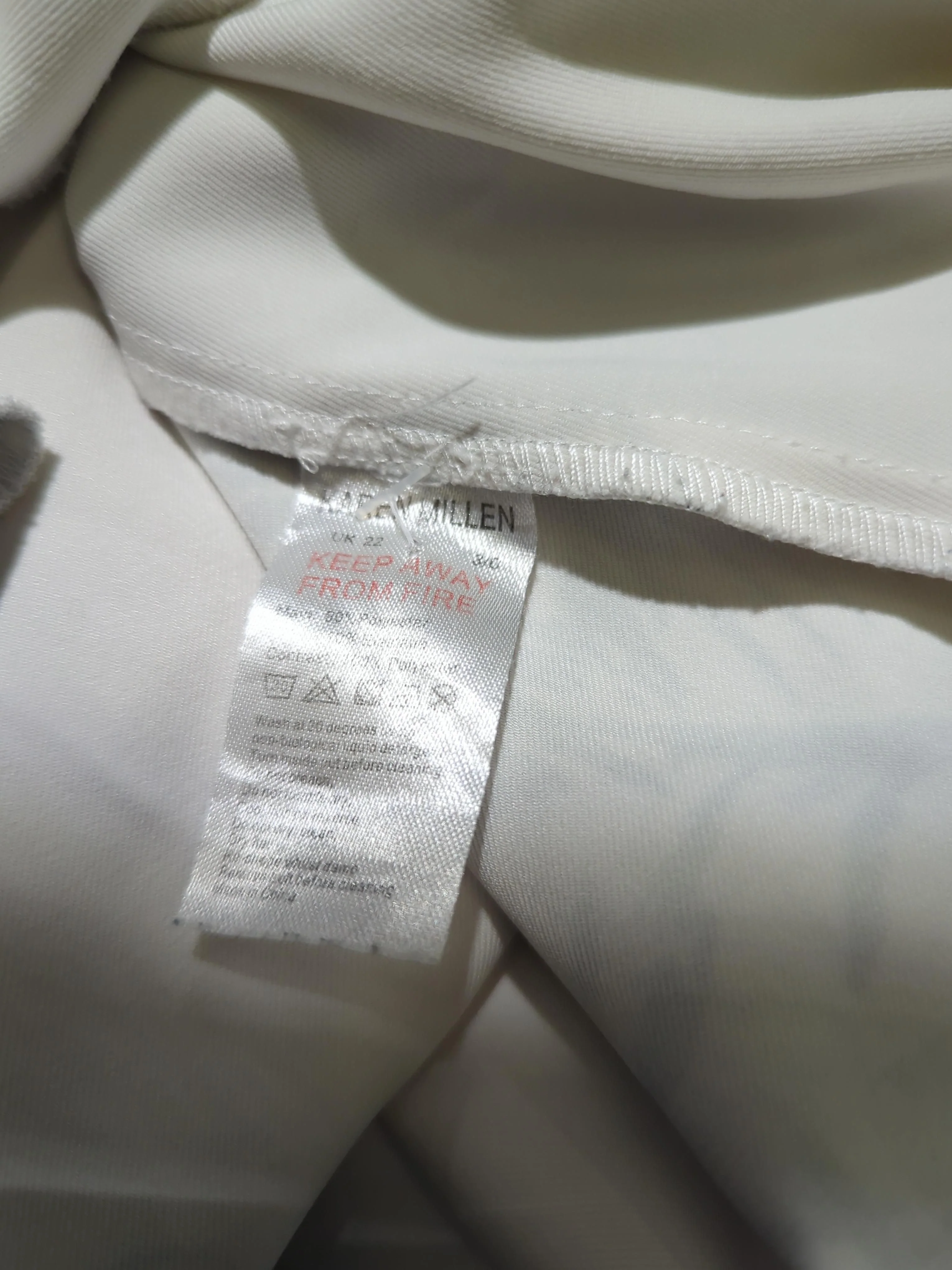 Karen Millen Maxi Dress UK22 in White - Image 7