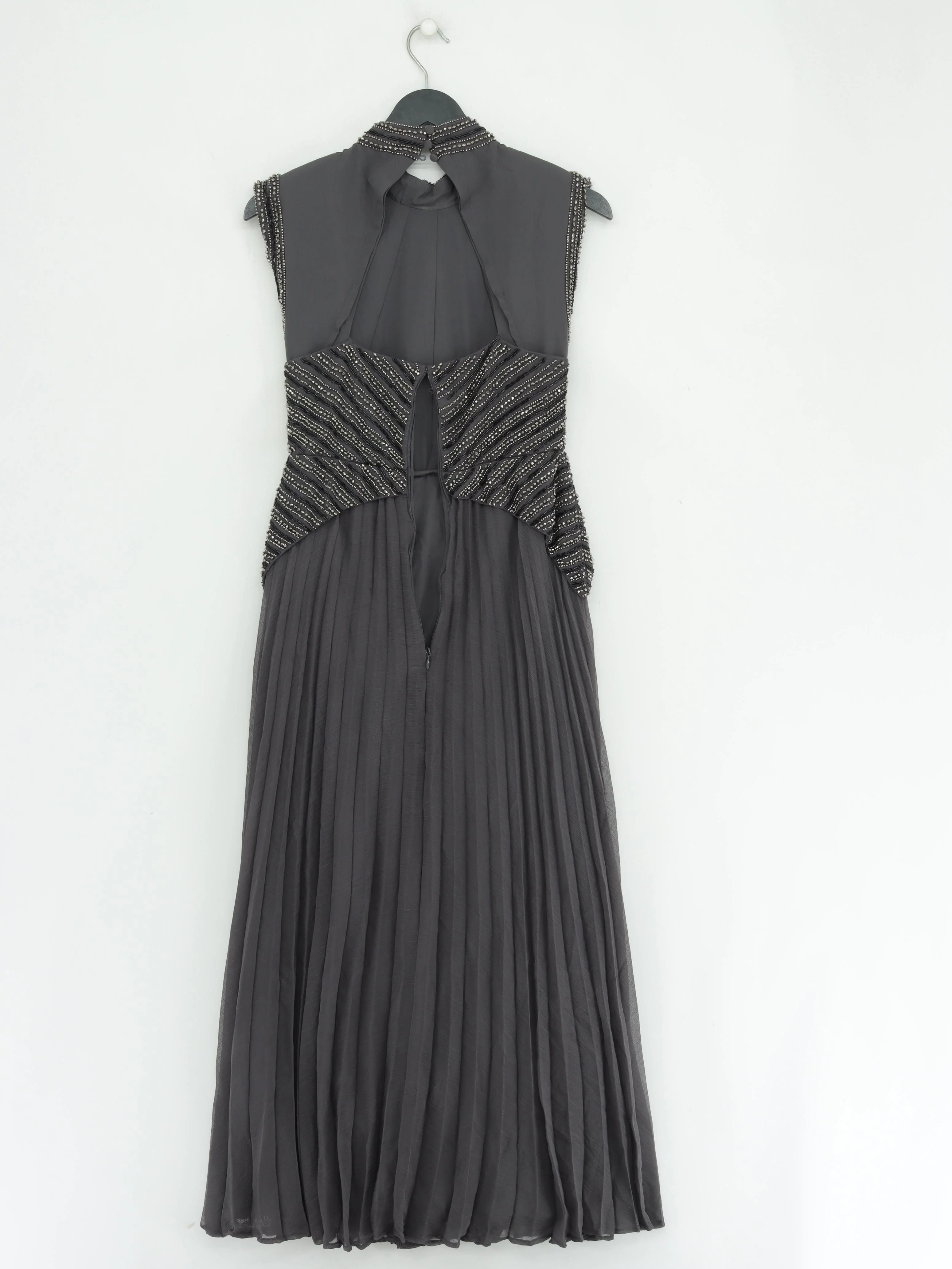Karen Millen Maxi Dress UK4 in Grey RRP £349 - Image 2