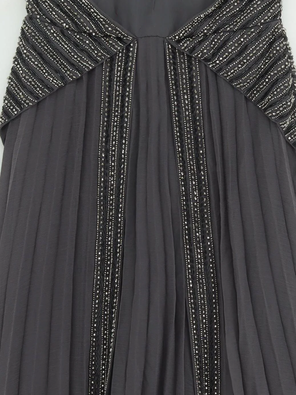 Karen Millen Maxi Dress UK4 in Grey RRP £349 - Image 3