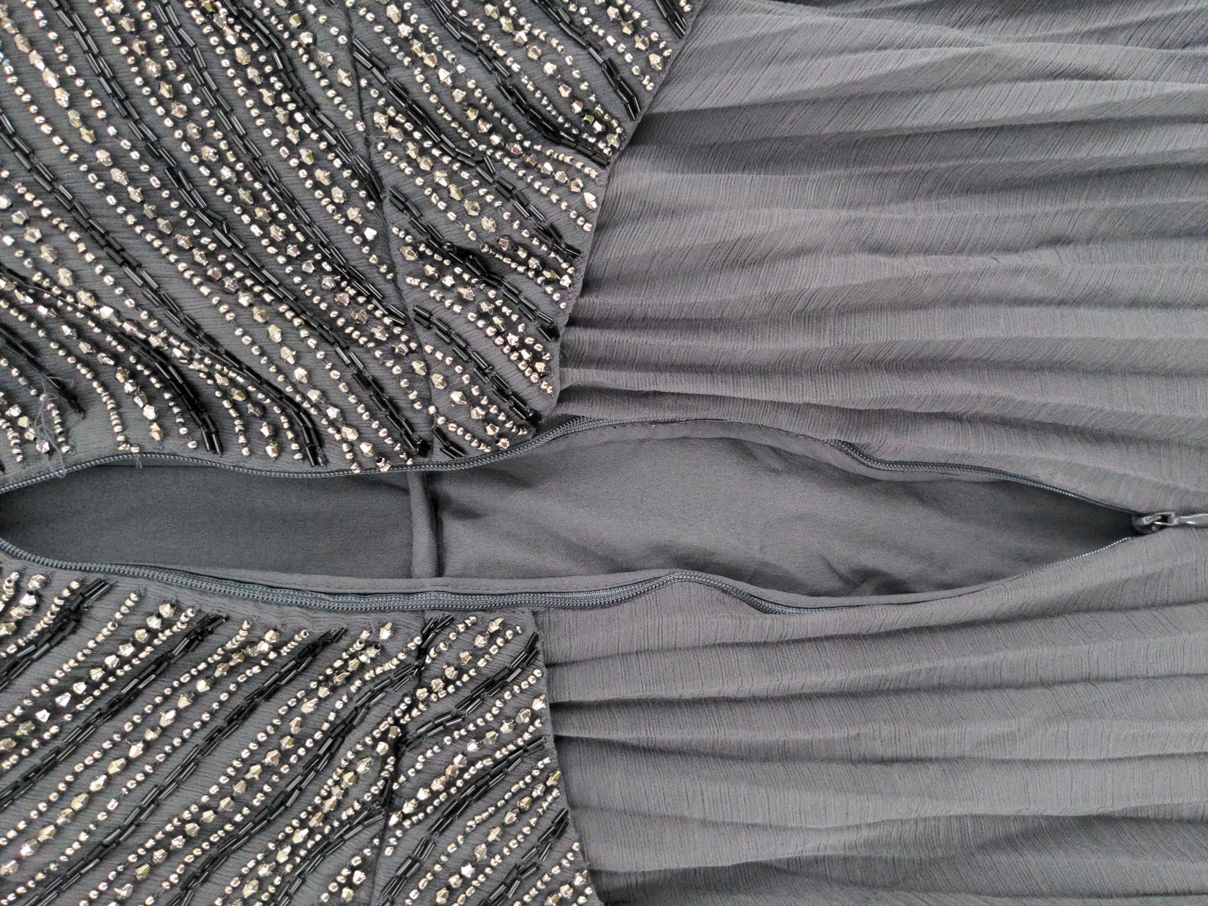 Karen Millen Maxi Dress UK4 in Grey RRP £349 - Image 5