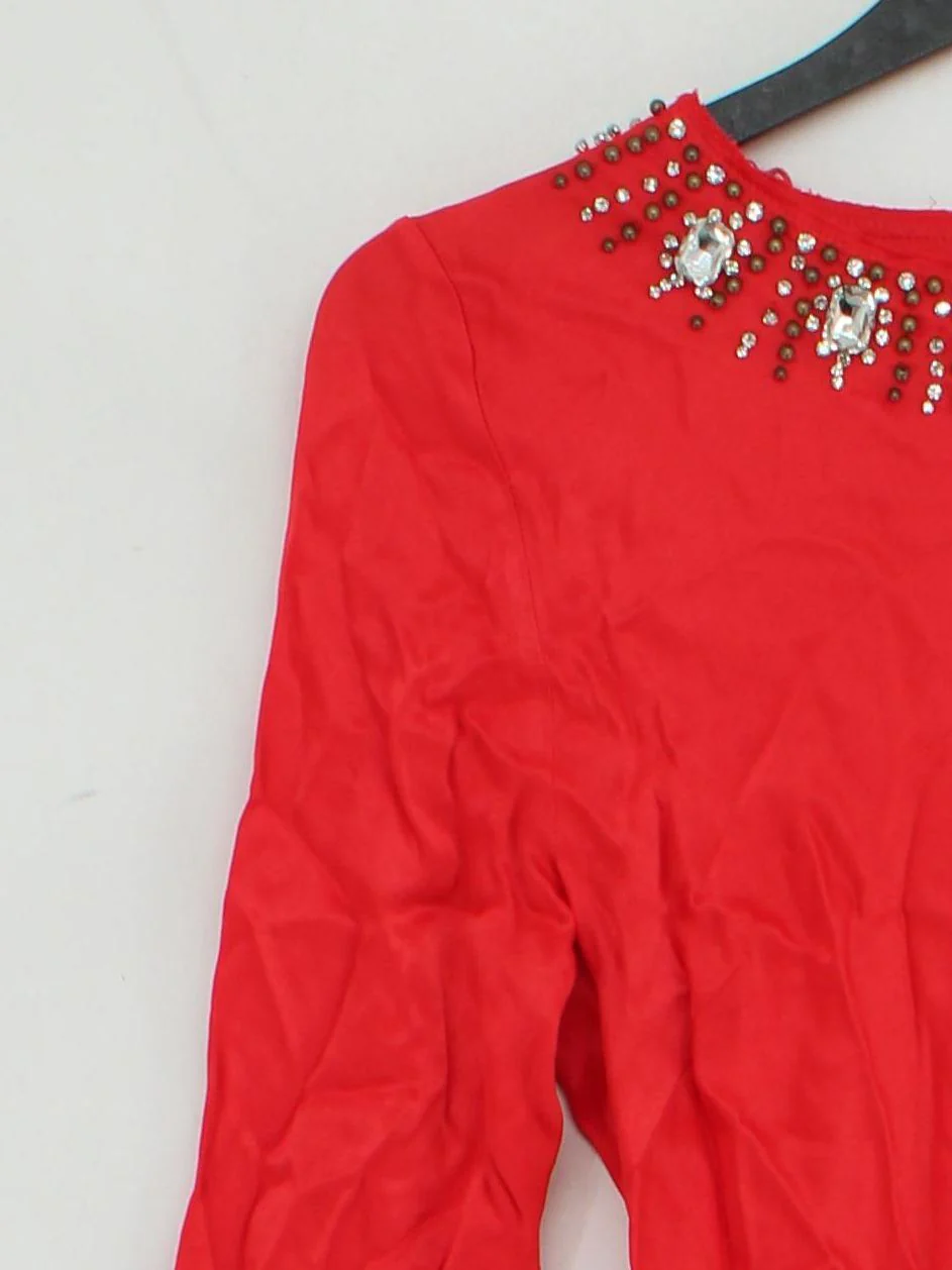 Karen Millen Maxi Dress UK4 in Red RRP £229 - Image 4
