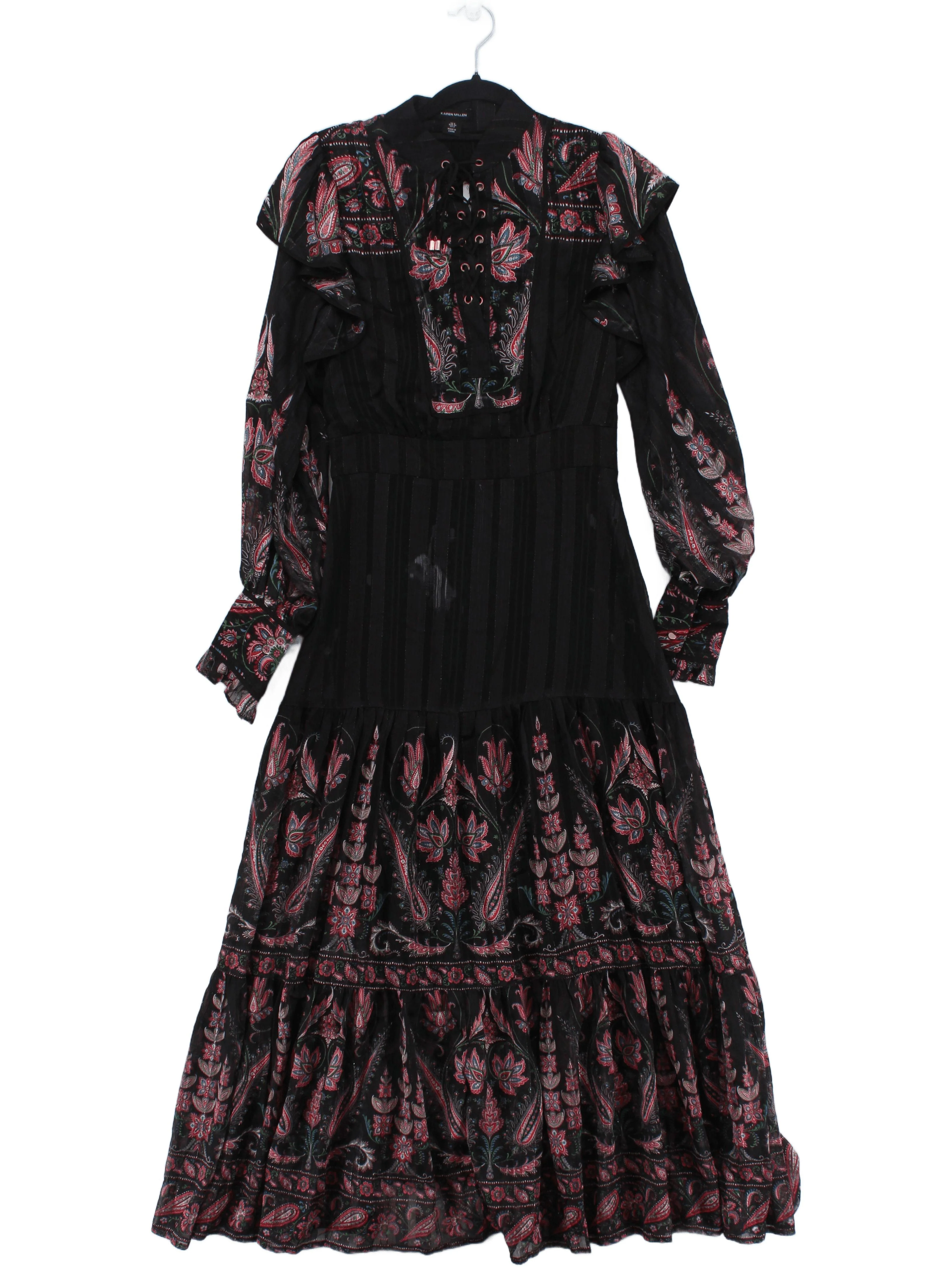 Karen Millen Maxi Dress UK6 in Black RRP £149