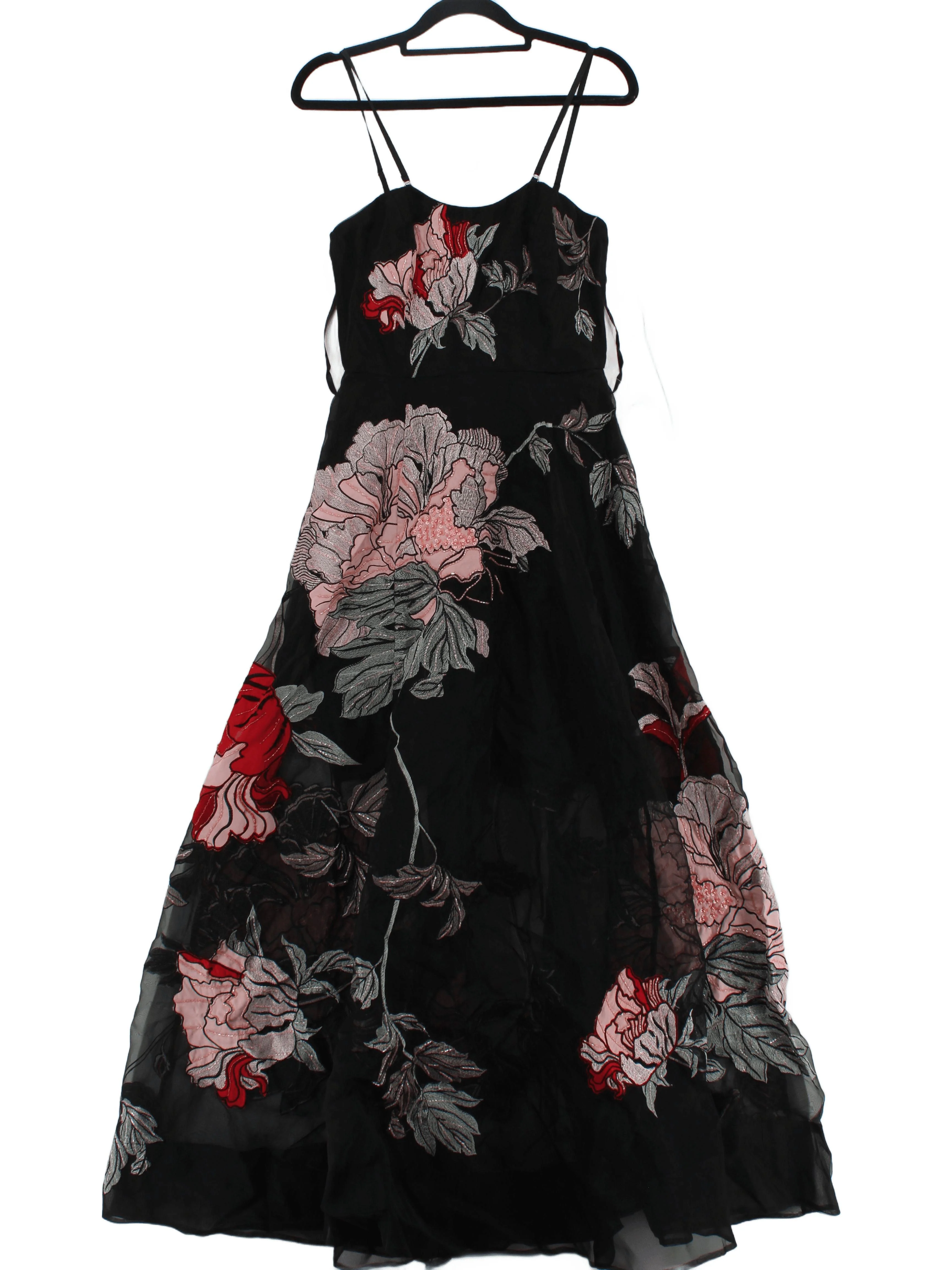 Karen Millen Maxi Dress UK6 in Black RRP £419