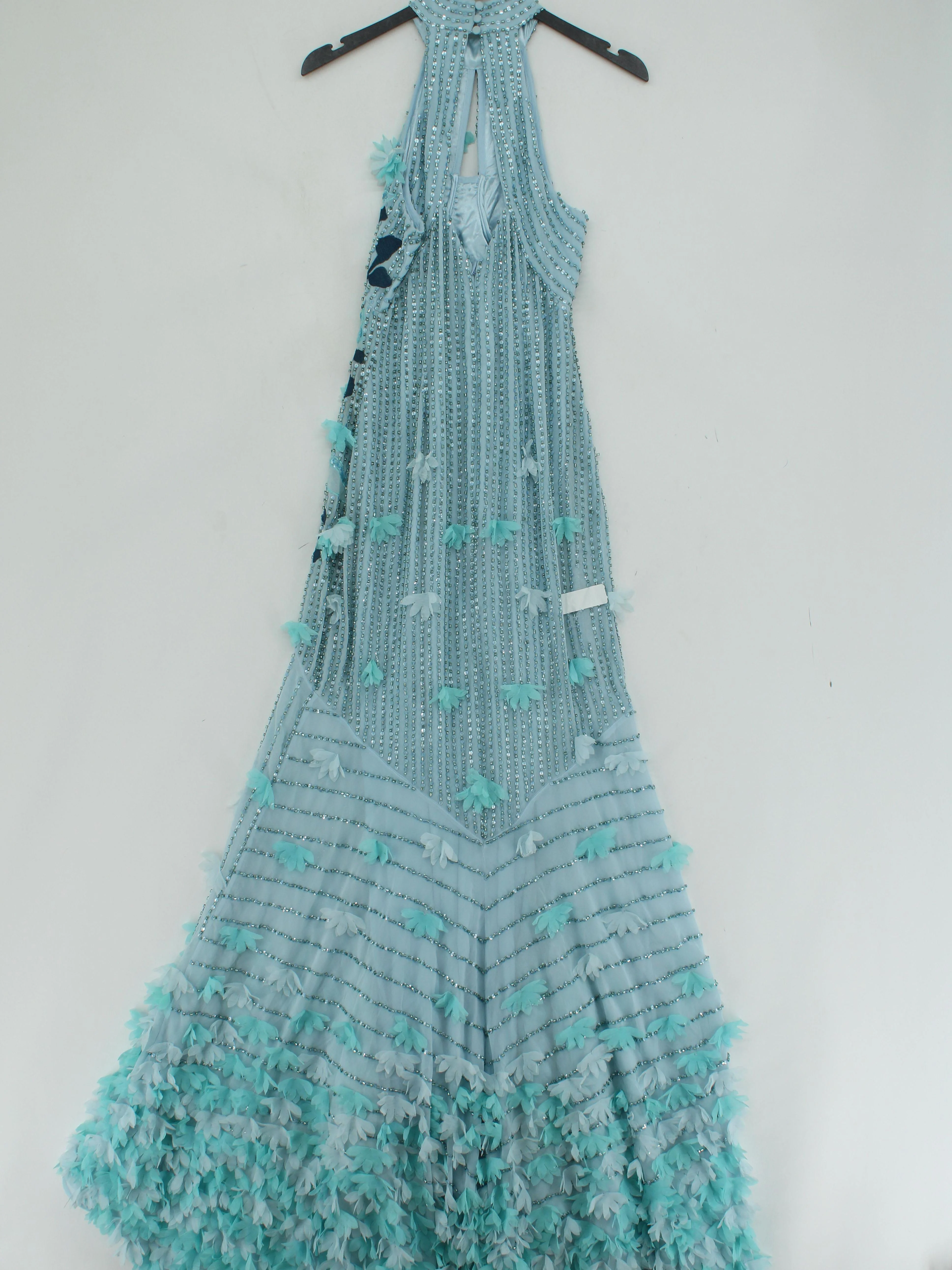 Karen Millen Maxi Dress UK6 in Blue RRP £549 - Image 2