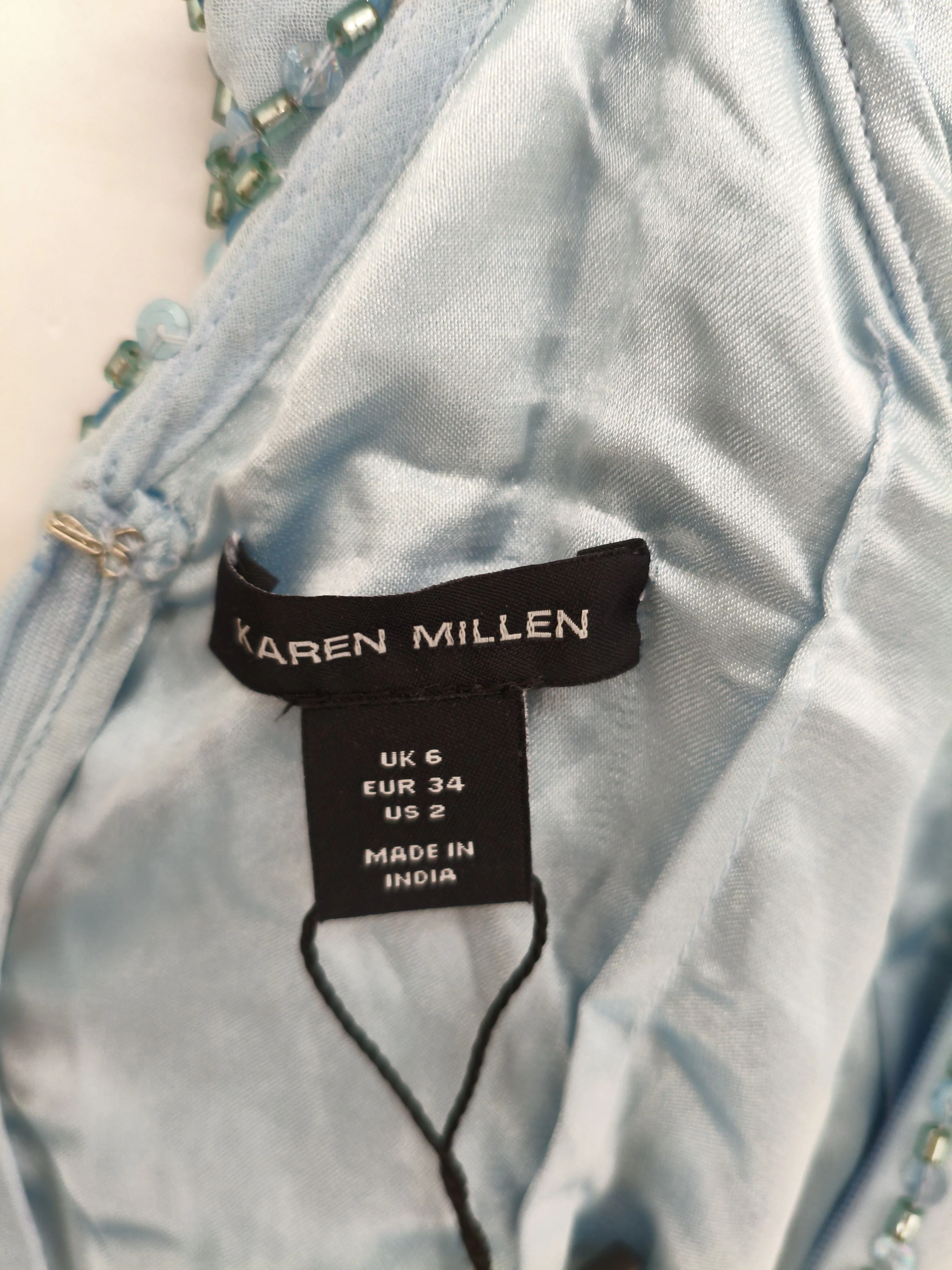 Karen Millen Maxi Dress UK6 in Blue RRP £549 - Image 5