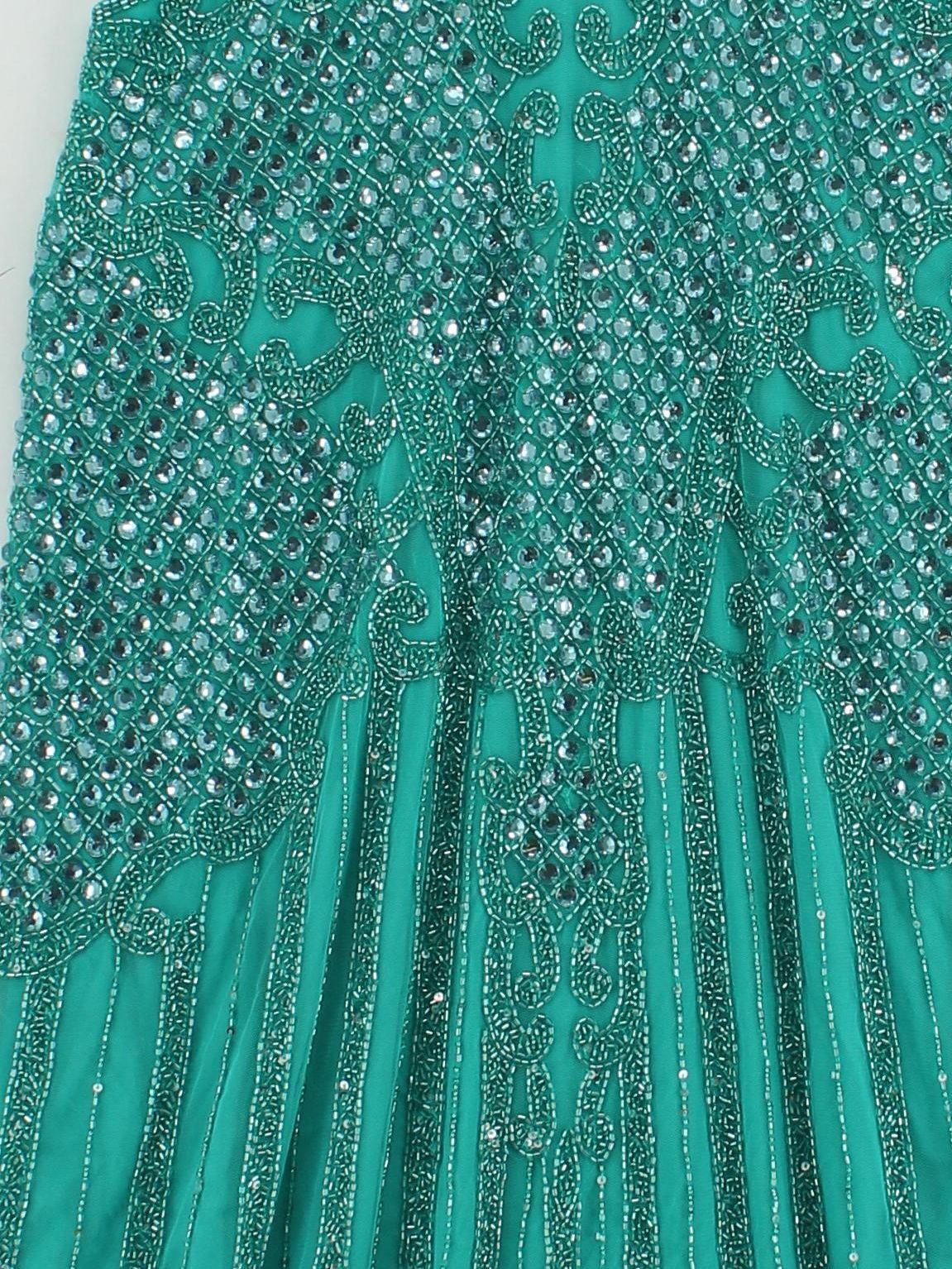 Karen Millen Maxi Dress UK6 in Green RRP £369 - Image 3