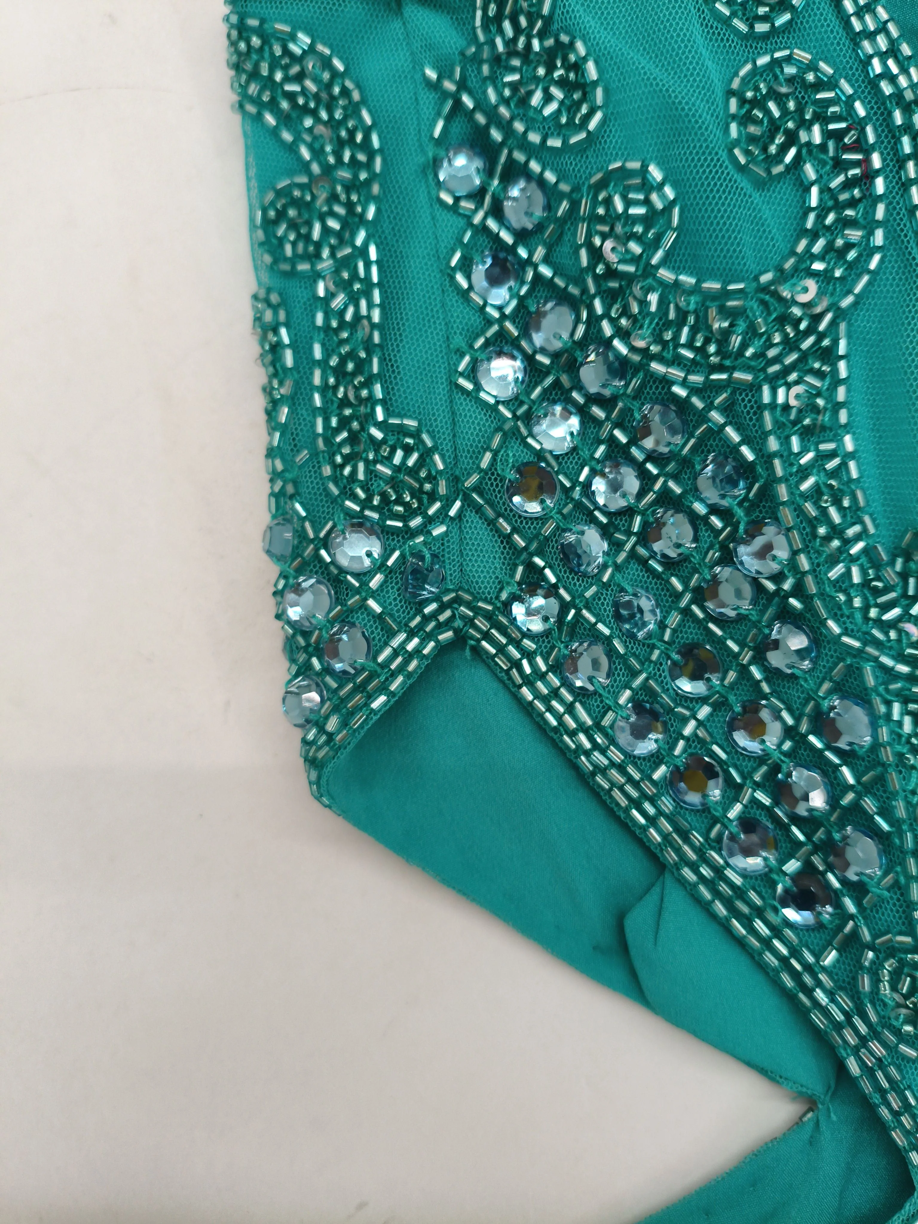 Karen Millen Maxi Dress UK6 in Green RRP £369 - Image 5