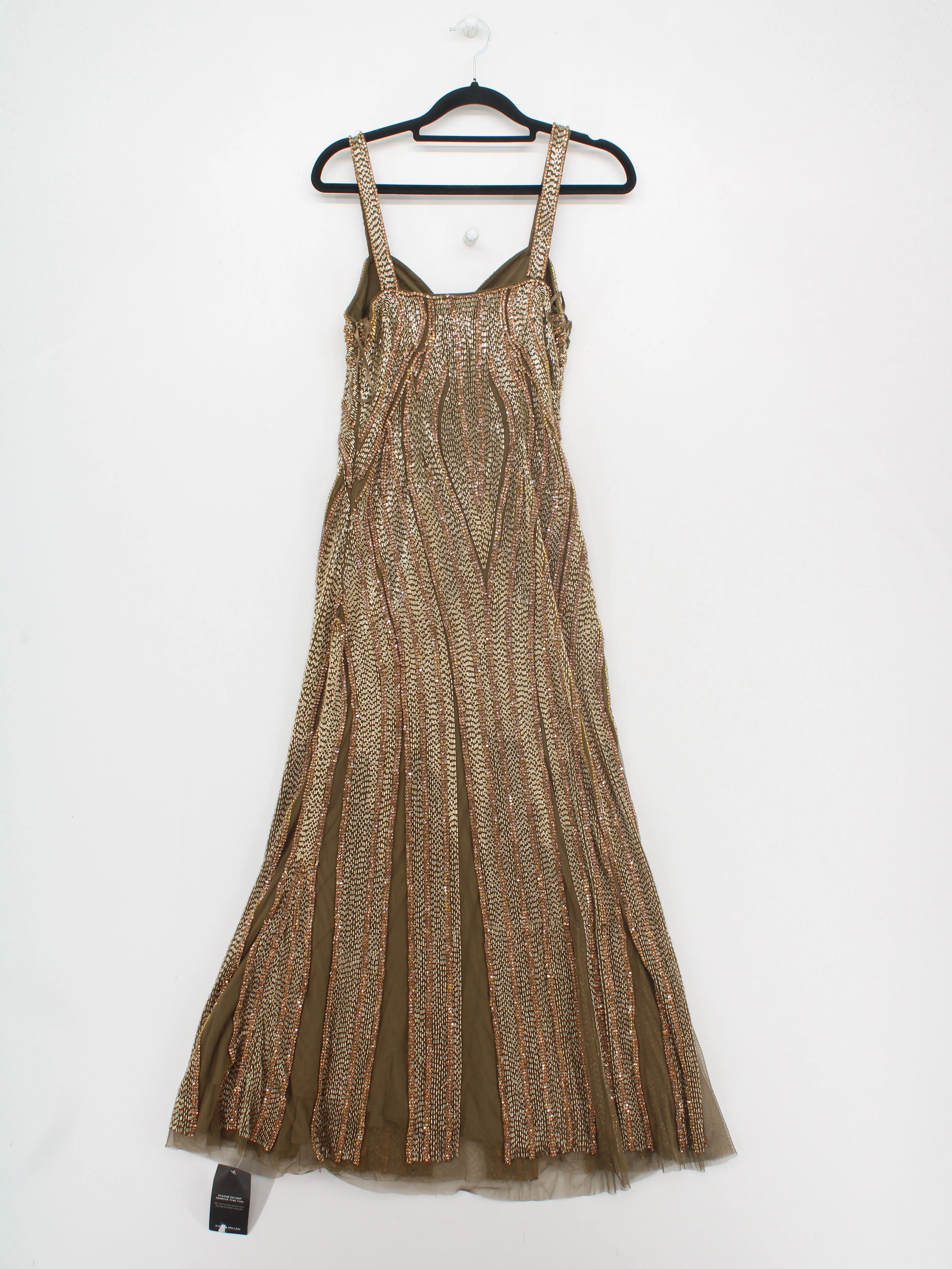 Karen Millen Maxi Dress UK6 in Green RRP £549 - Image 2