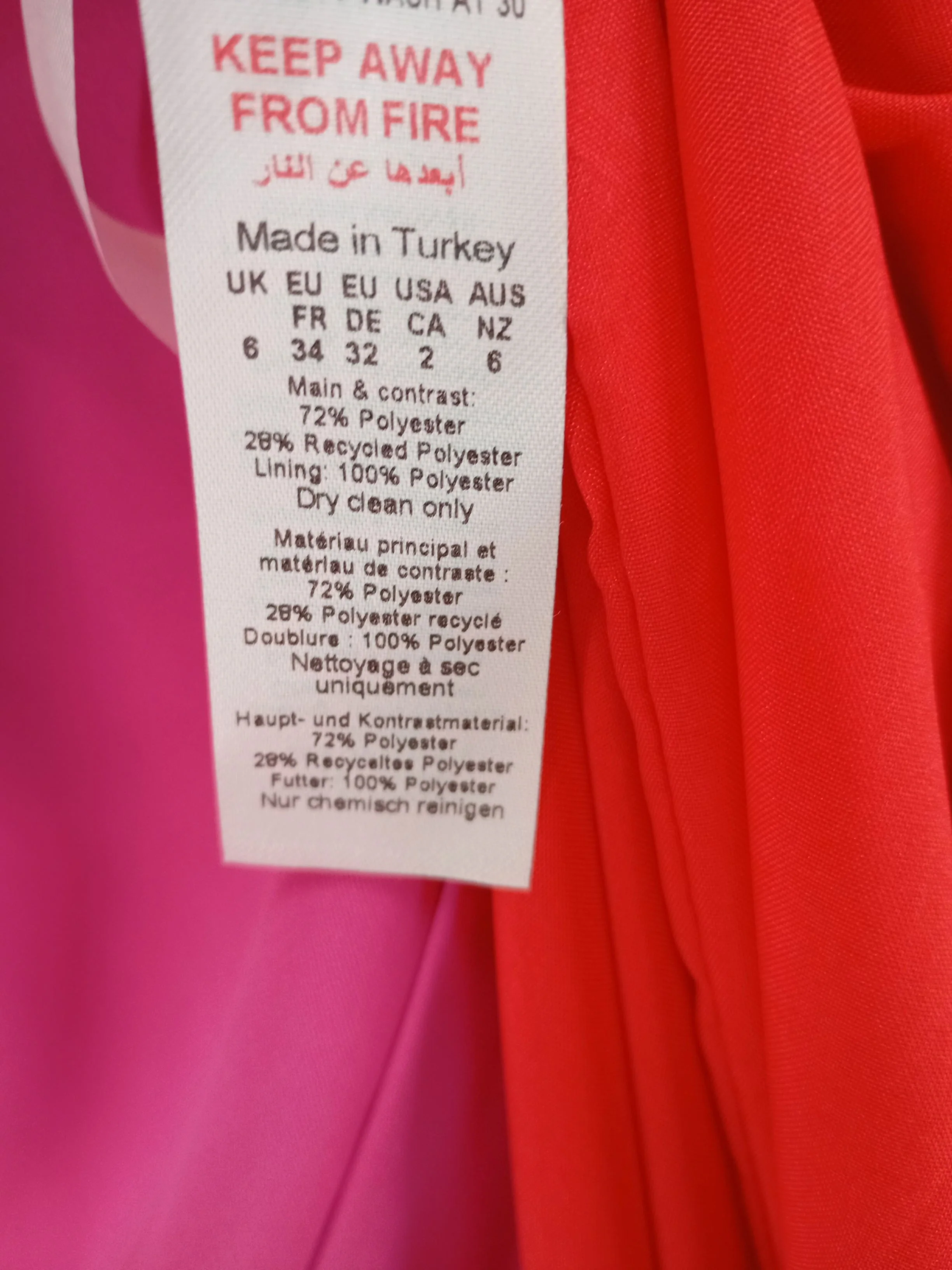 Karen Millen Maxi Dress UK6 in Pink RRP £179 - Image 7