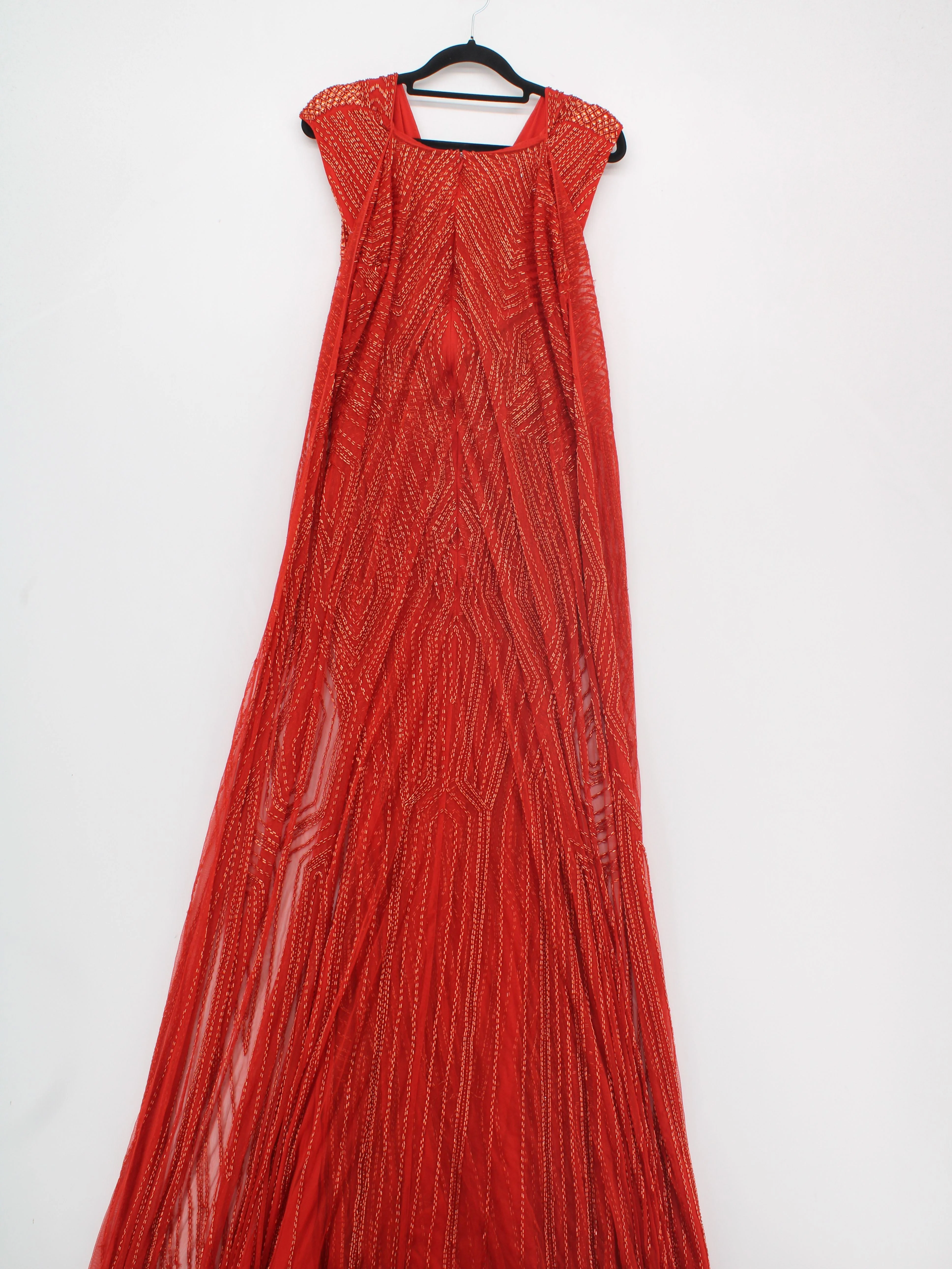 Karen Millen Maxi Dress UK6 in Red RRP £399 - Image 2