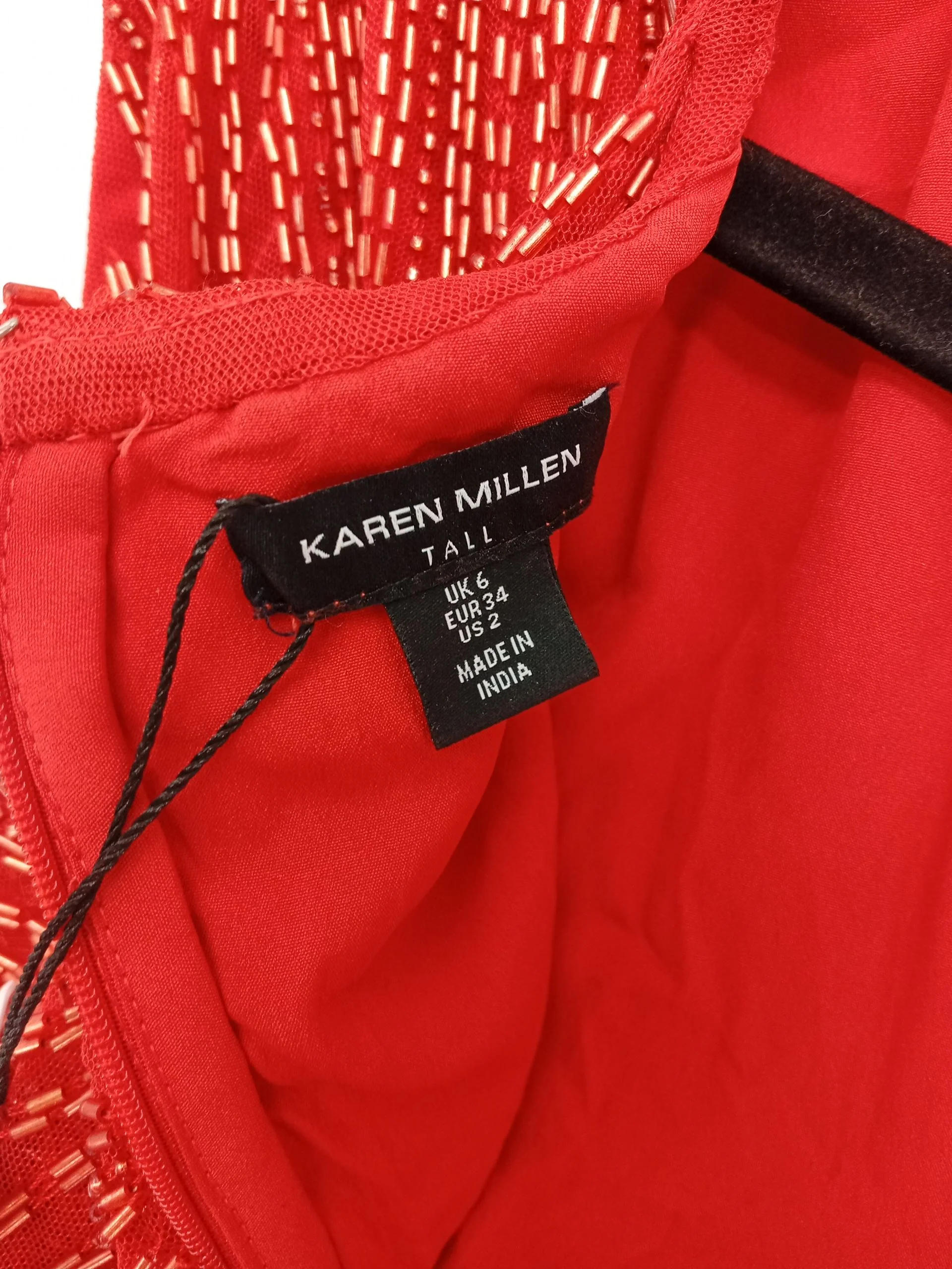 Karen Millen Maxi Dress UK6 in Red RRP £399 - Image 6