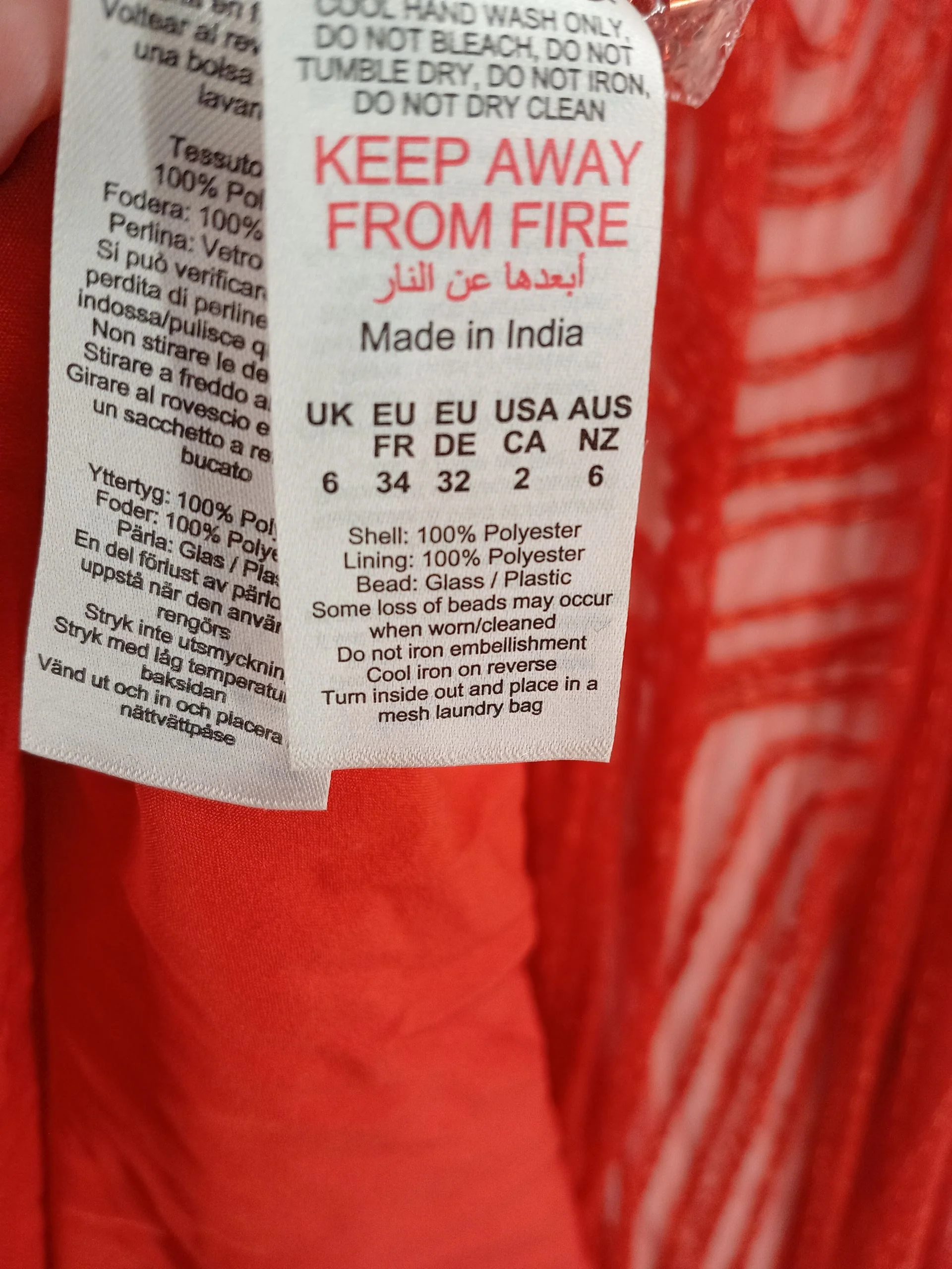 Karen Millen Maxi Dress UK6 in Red RRP £399 - Image 7