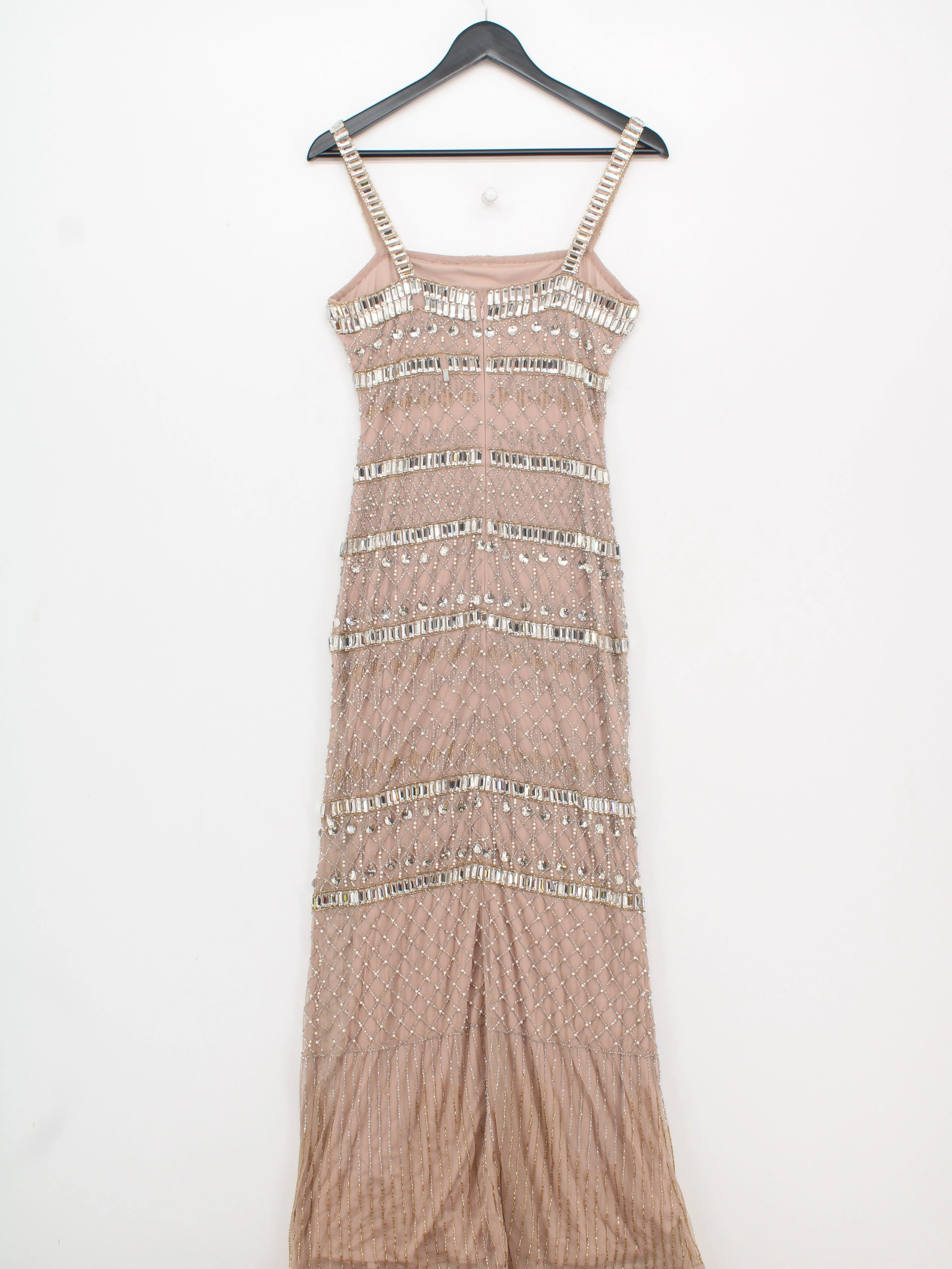 Karen Millen Maxi Dress UK6 in Tan RRP £439 - Image 2