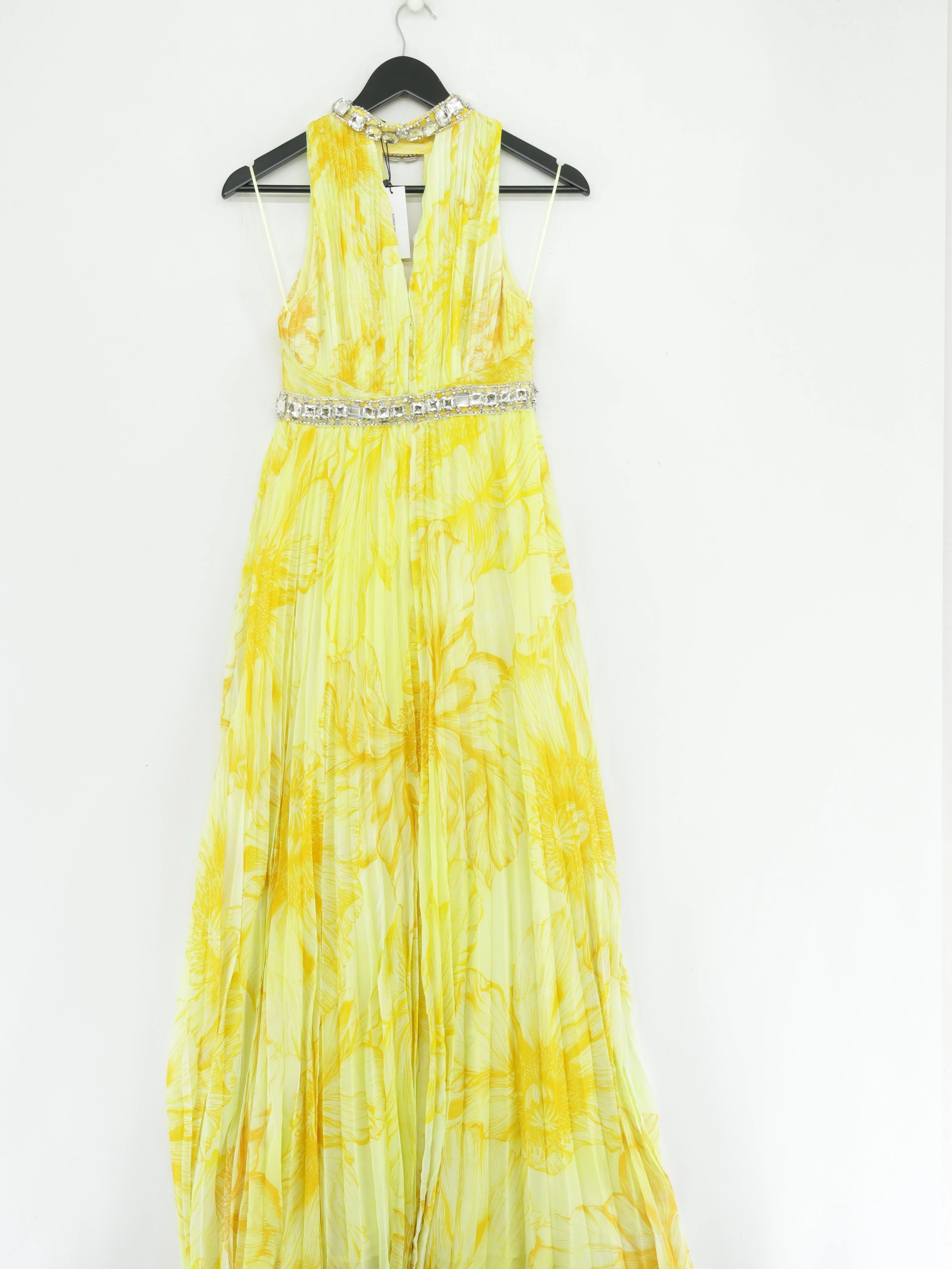 Karen Millen Maxi Dress UK6 in Yellow RRP £239 - Image 2