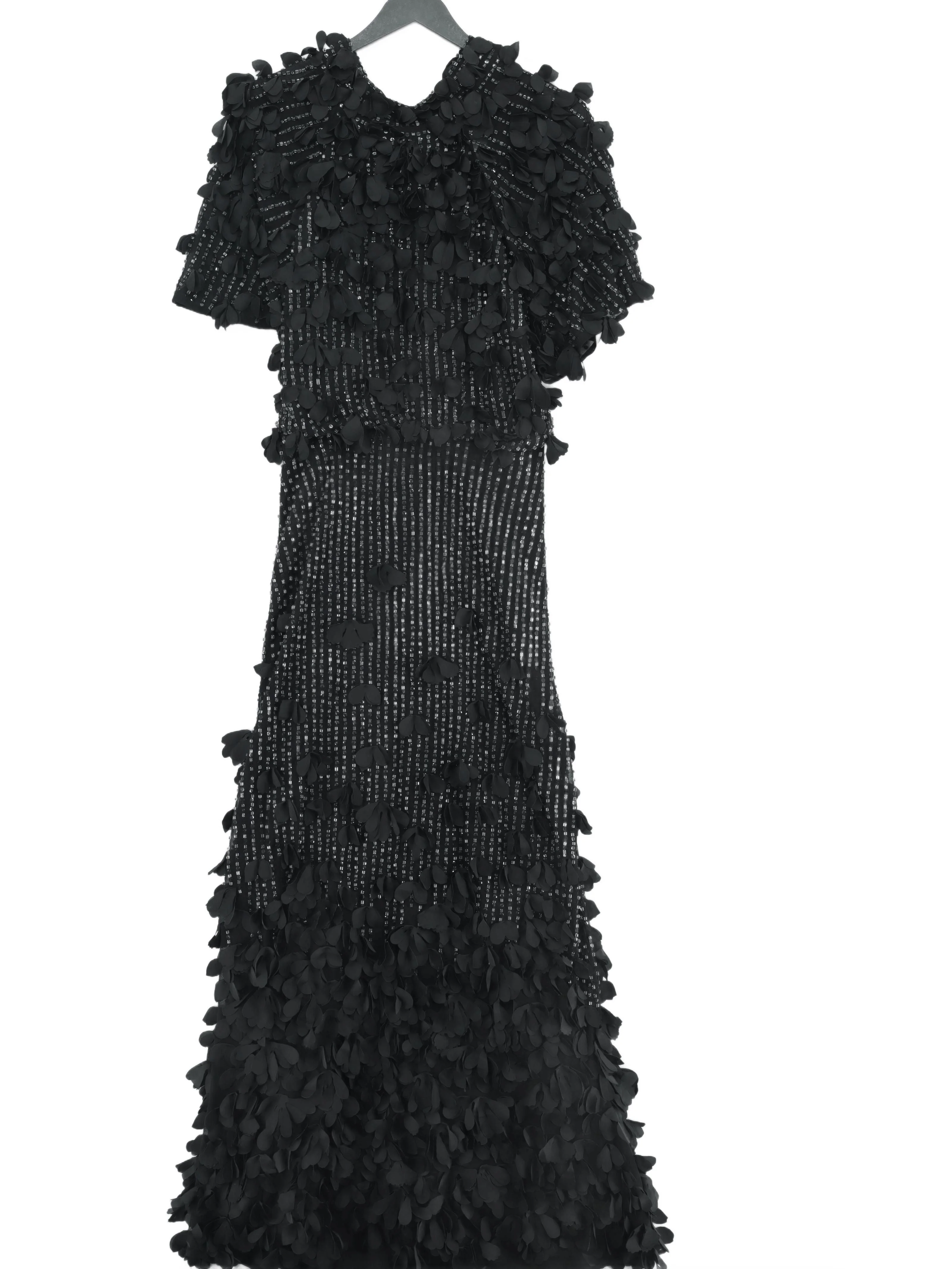 Karen Millen Maxi Dress UK8 in Black RRP £469
