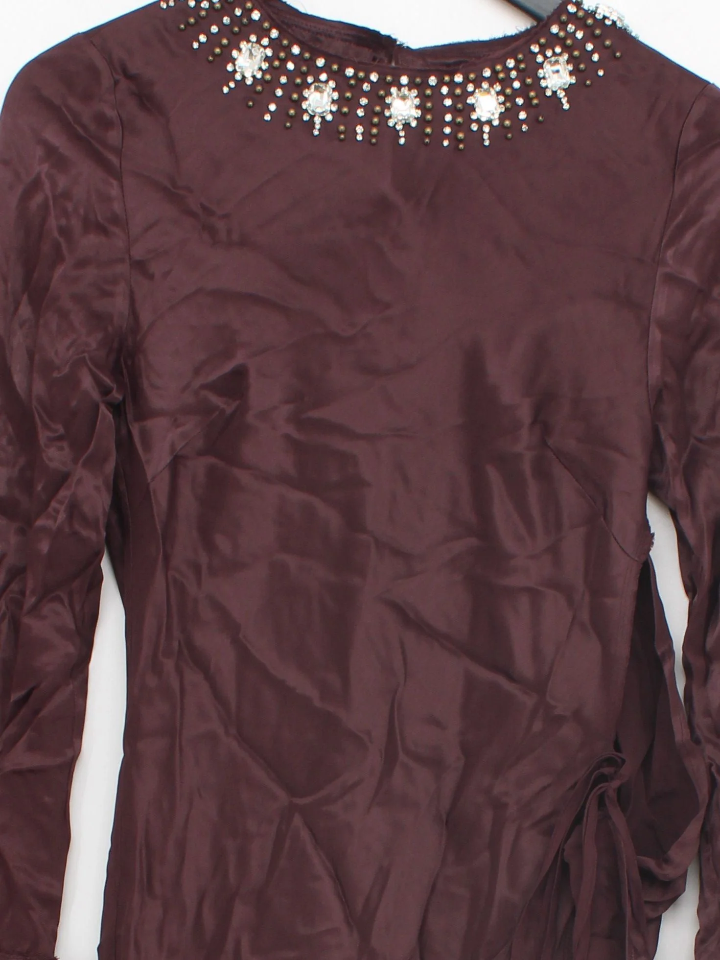 Karen Millen Maxi Dress UK8 in Brown RRP £229 - Image 3