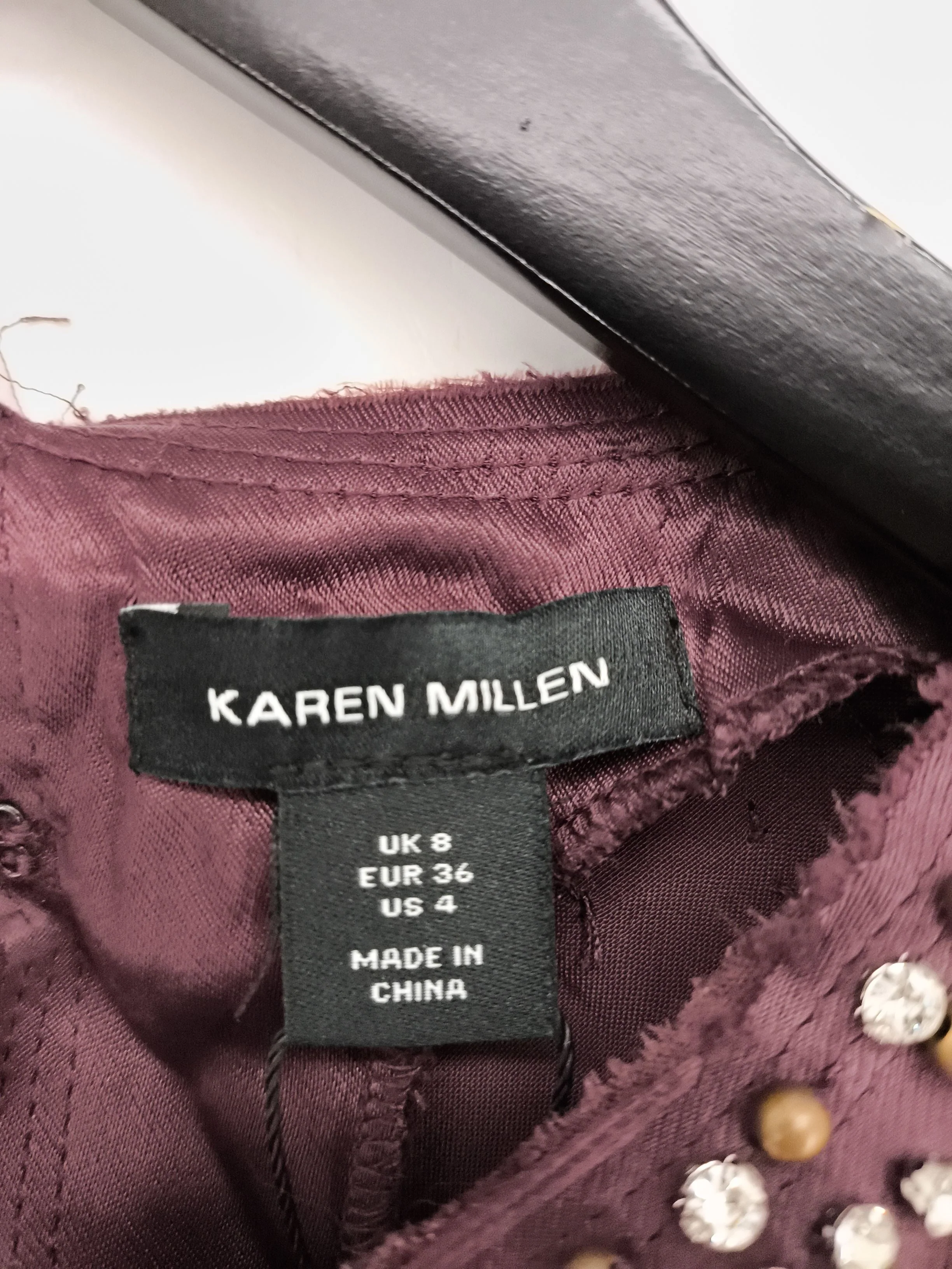 Karen Millen Maxi Dress UK8 in Brown RRP £229 - Image 6