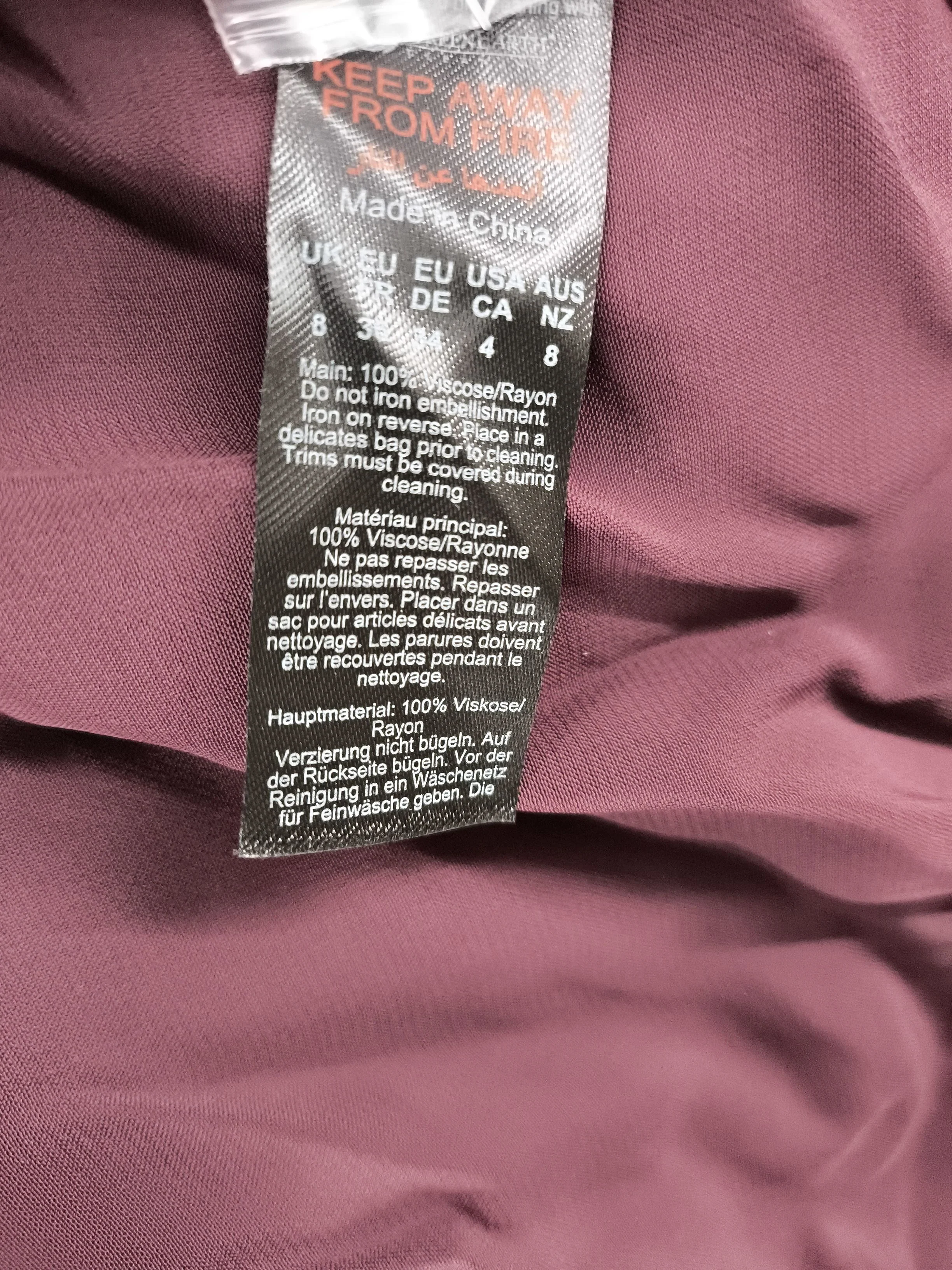 Karen Millen Maxi Dress UK8 in Brown RRP £229 - Image 7