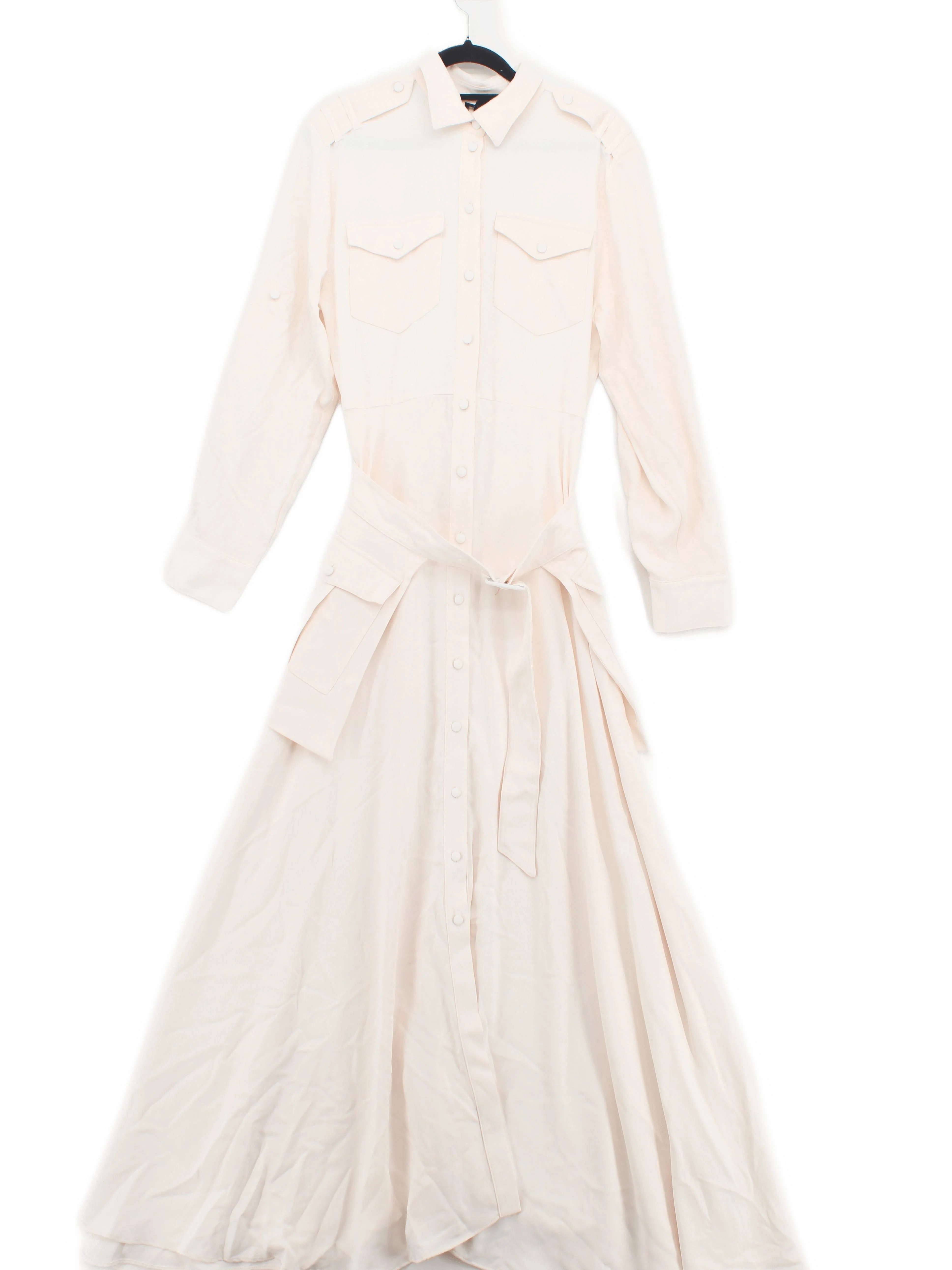 Karen Millen Maxi Dress UK8 in Cream RRP £219