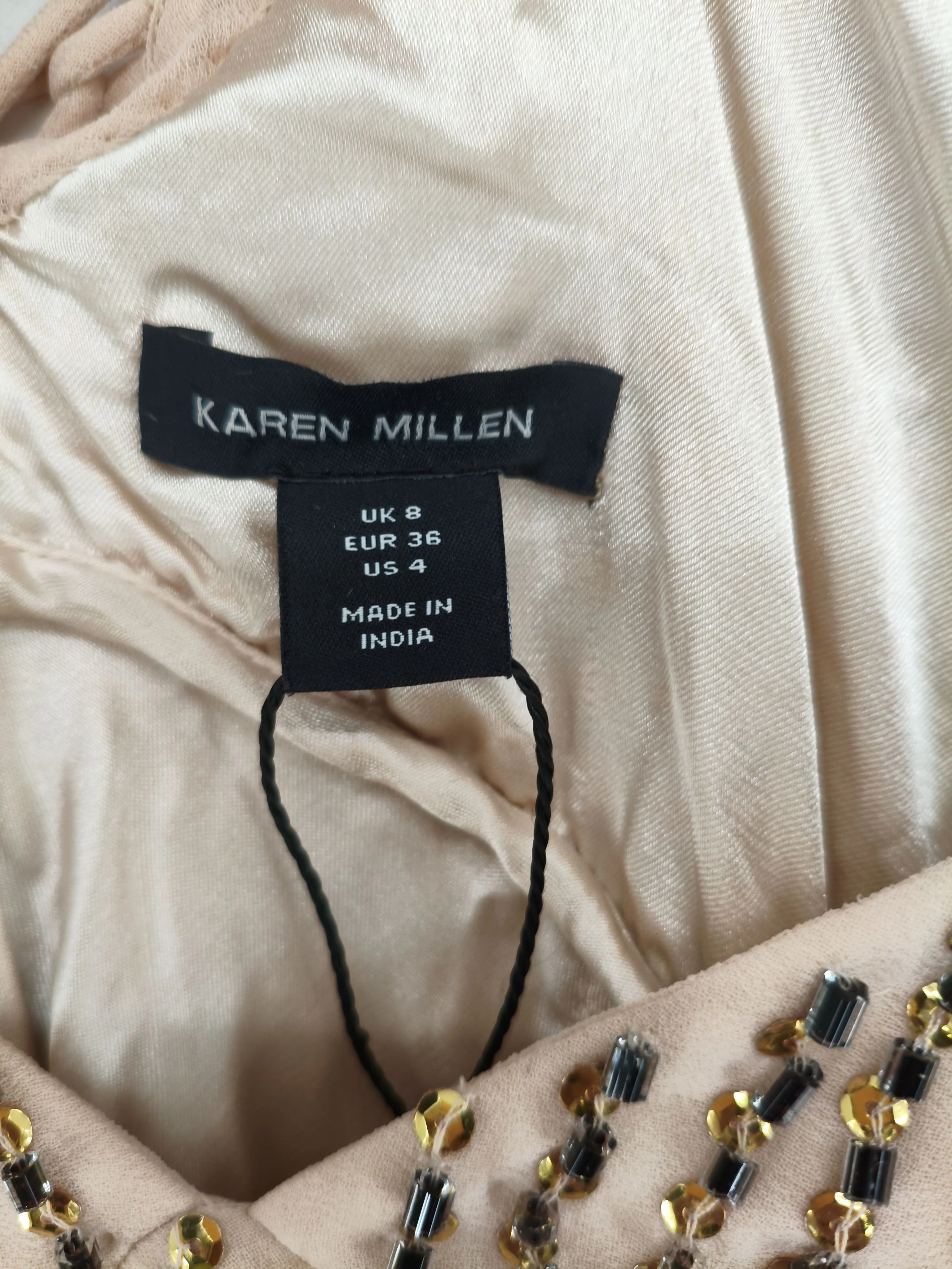 Karen Millen Maxi Dress UK8 in Cream RRP £389 - Image 5