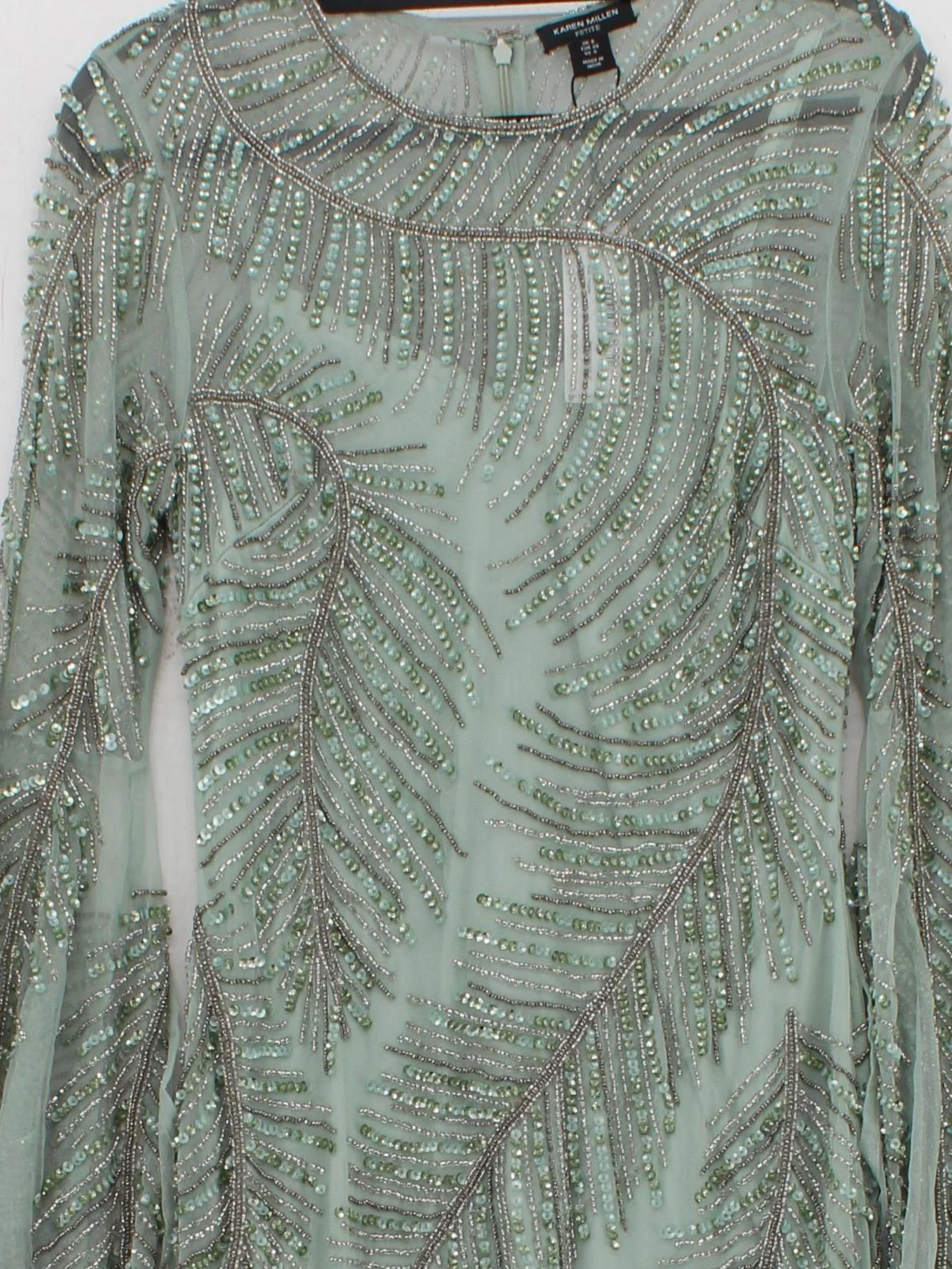 Karen Millen Maxi Dress UK8 in Green RRP £369 - Image 3
