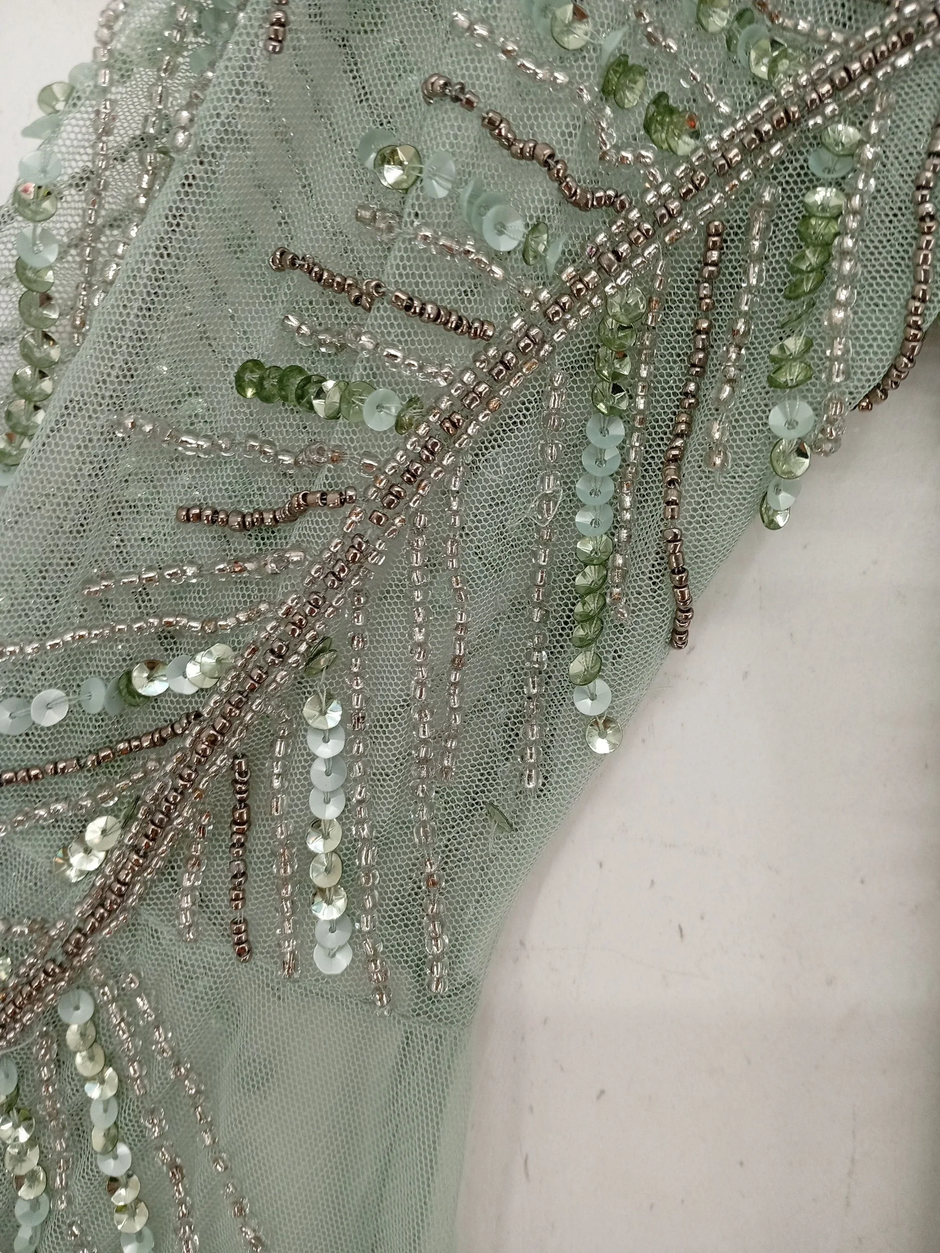 Karen Millen Maxi Dress UK8 in Green RRP £369 - Image 5