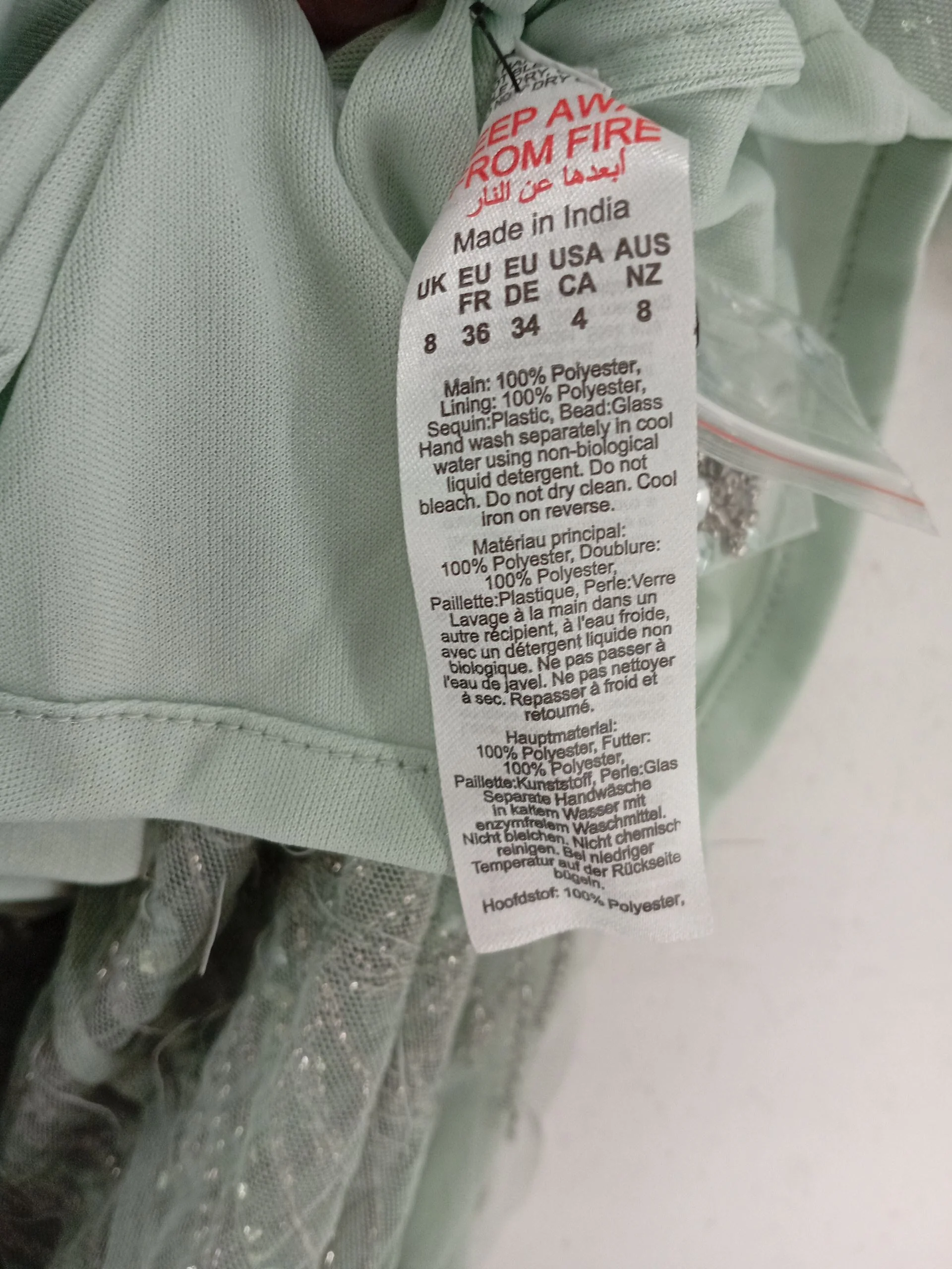 Karen Millen Maxi Dress UK8 in Green RRP £369 - Image 7