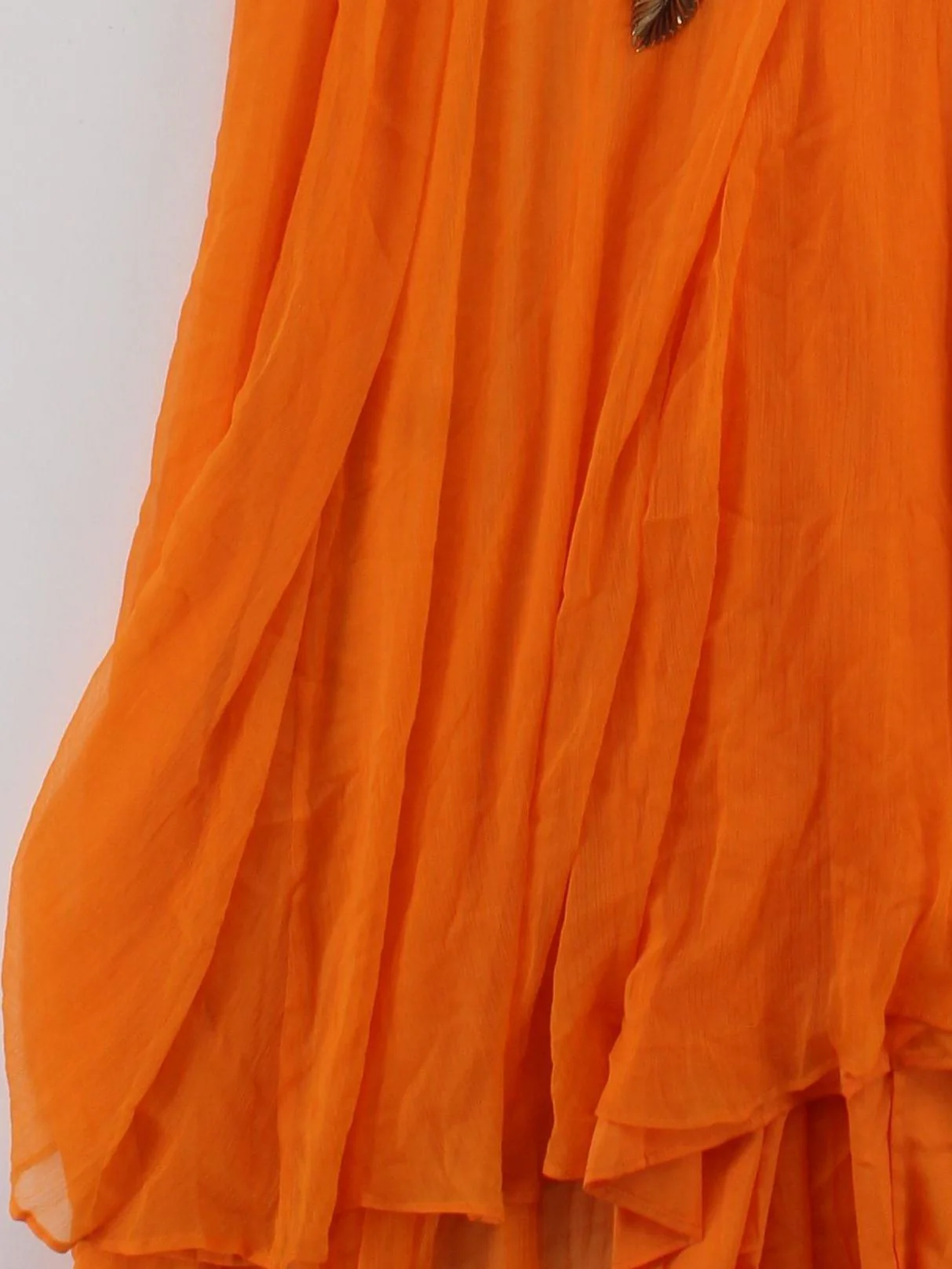 Karen Millen Maxi Dress UK8 in Orange RRP £459 - Image 4
