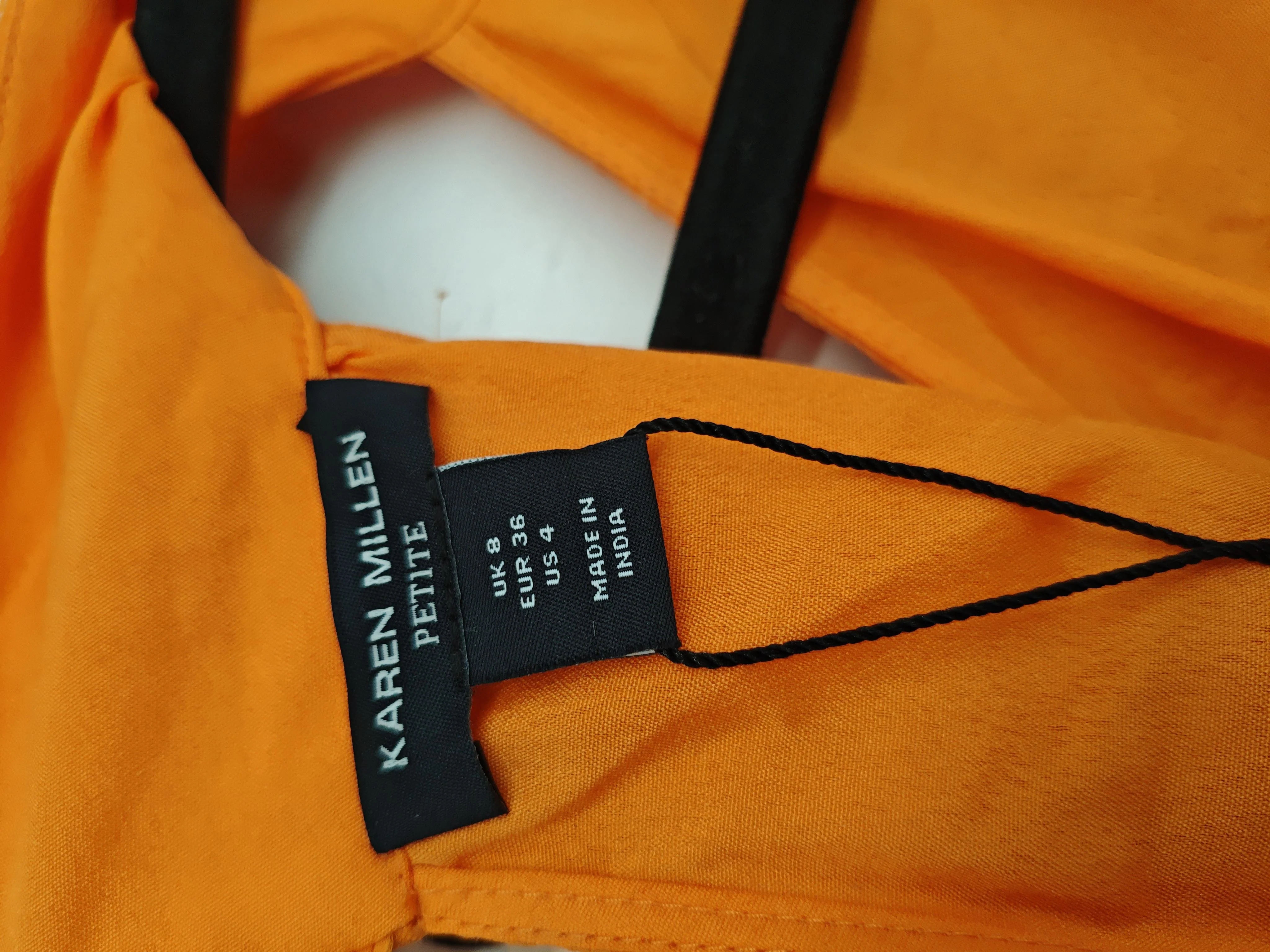 Karen Millen Maxi Dress UK8 in Orange RRP £459 - Image 6