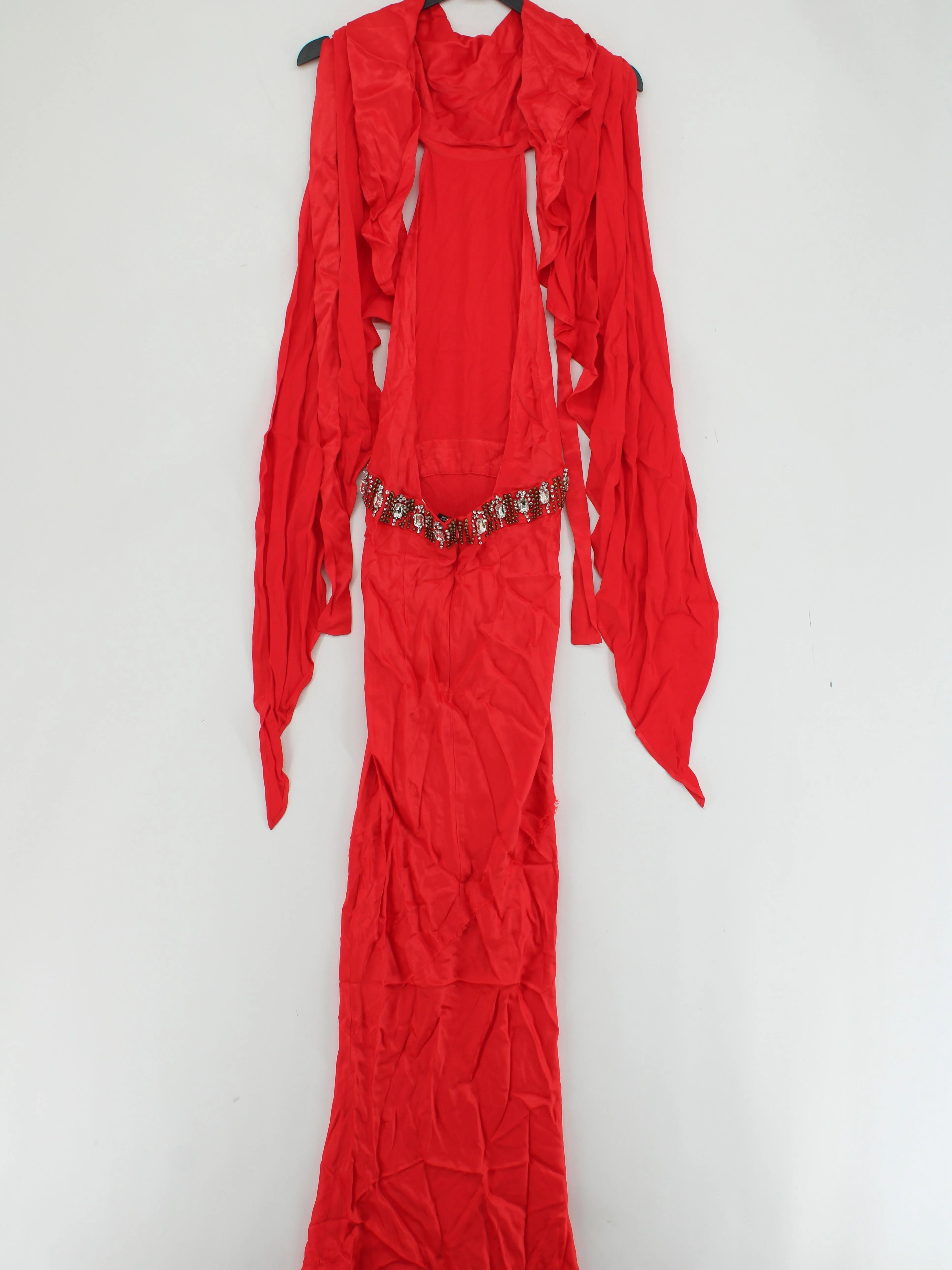 Karen Millen Maxi Dress UK8 in Red RRP £189 - Image 2