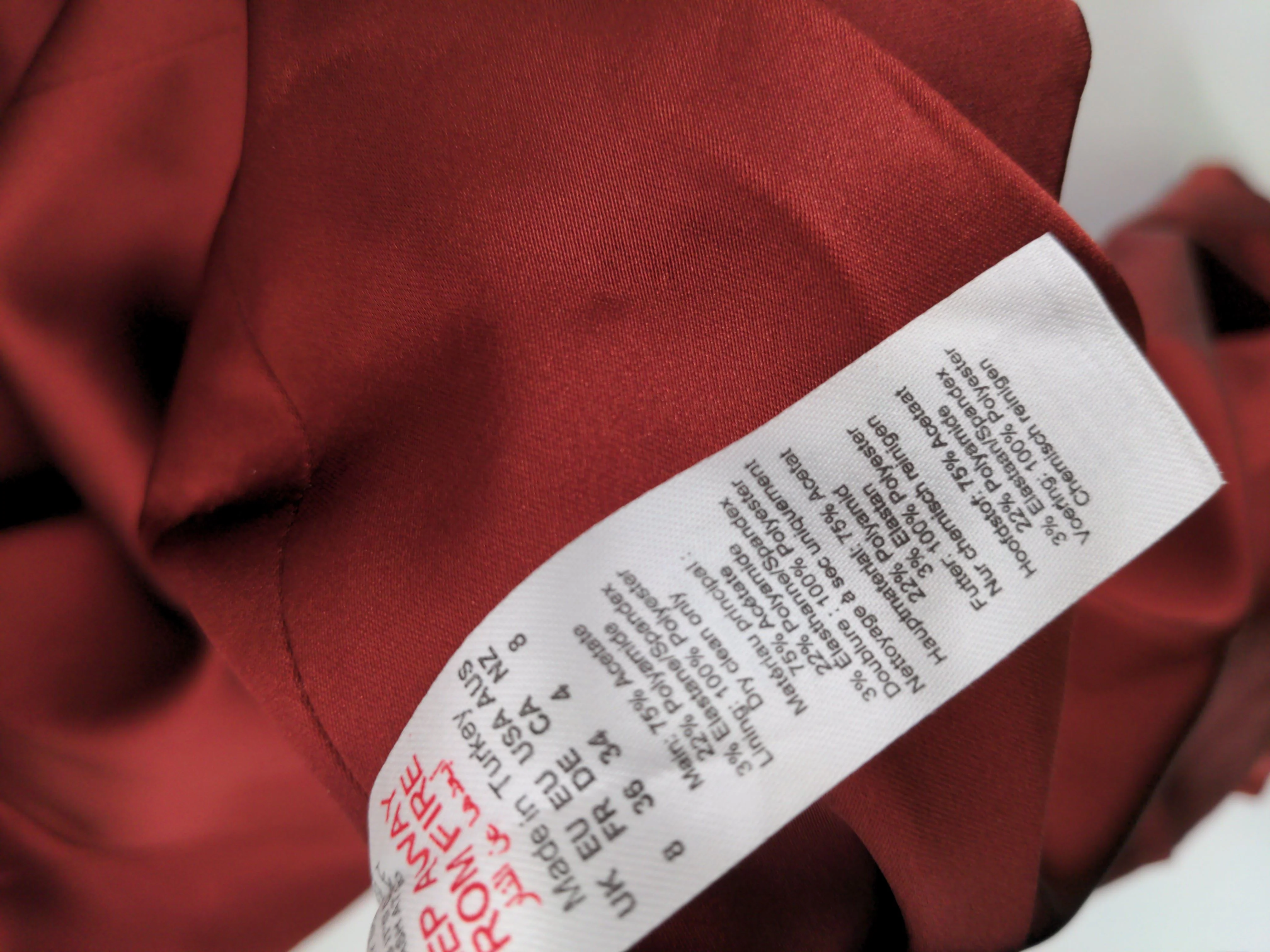 Karen Millen Maxi Dress UK8 in Red RRP £239 - Image 7