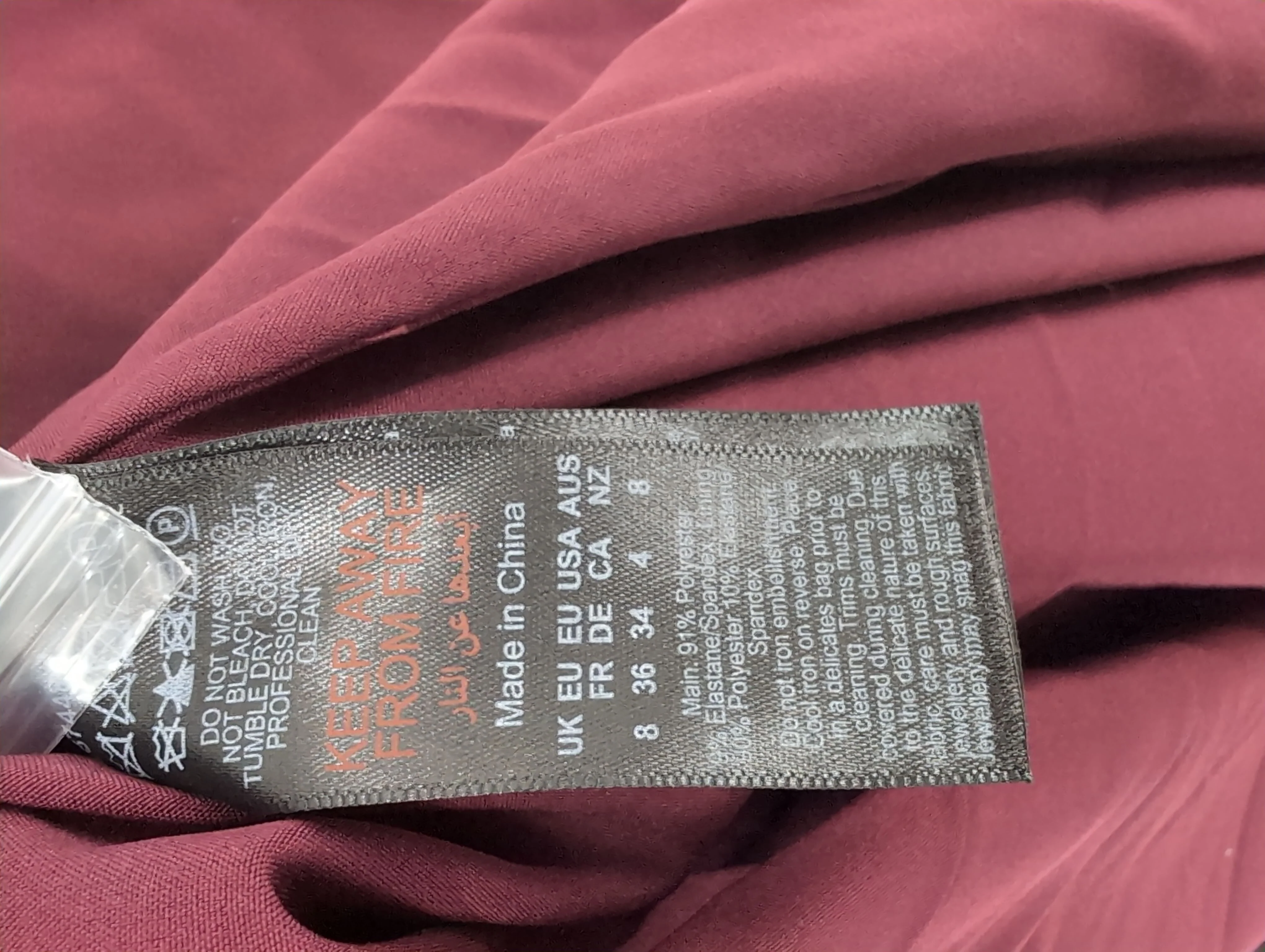 Karen Millen Maxi Dress UK8 in Red RRP £339 - Image 7