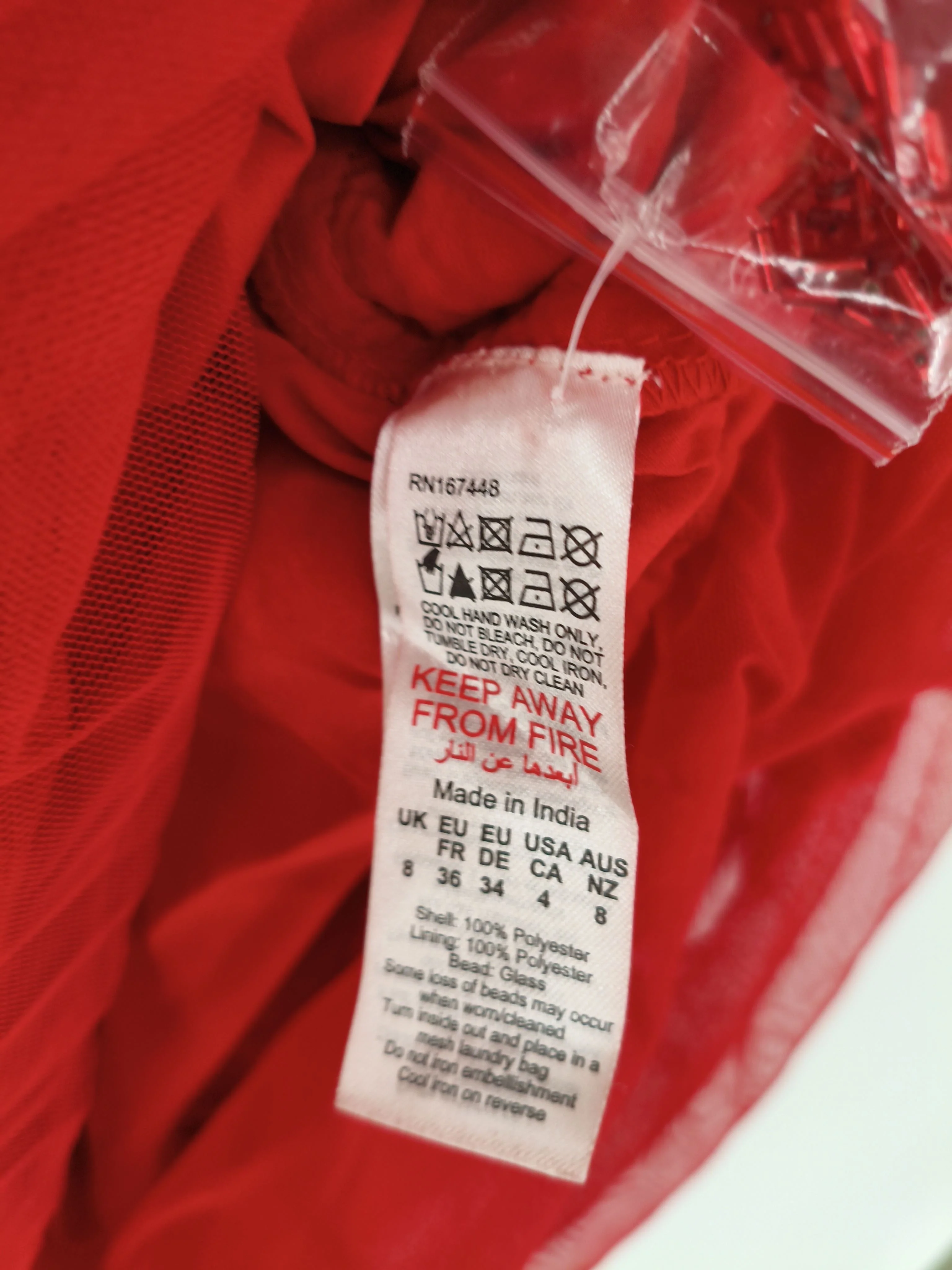 Karen Millen Maxi Dress UK8 in Red RRP £399 - Image 6