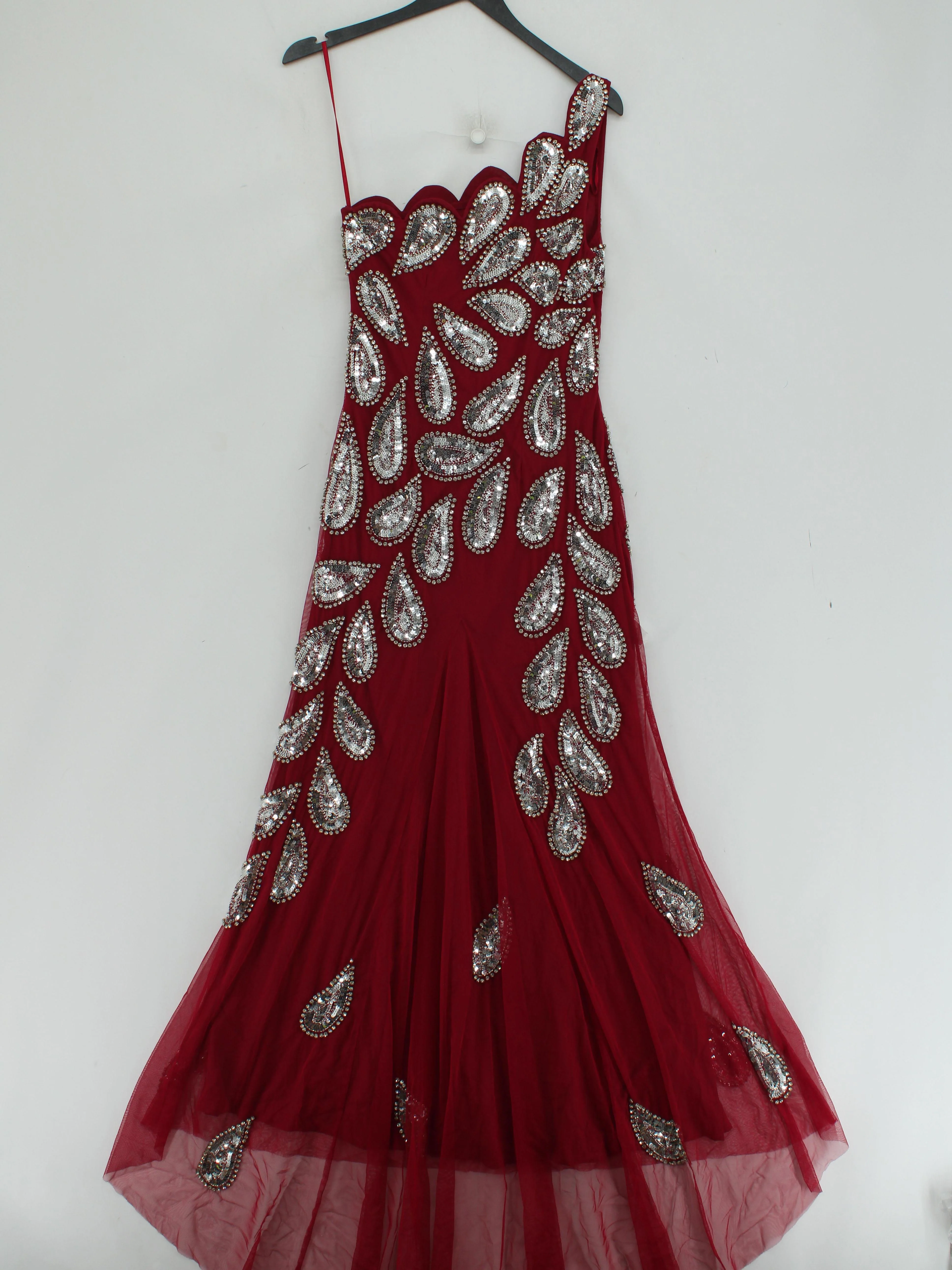 Karen Millen Maxi Dress UK8 in Red RRP £419 - Image 2