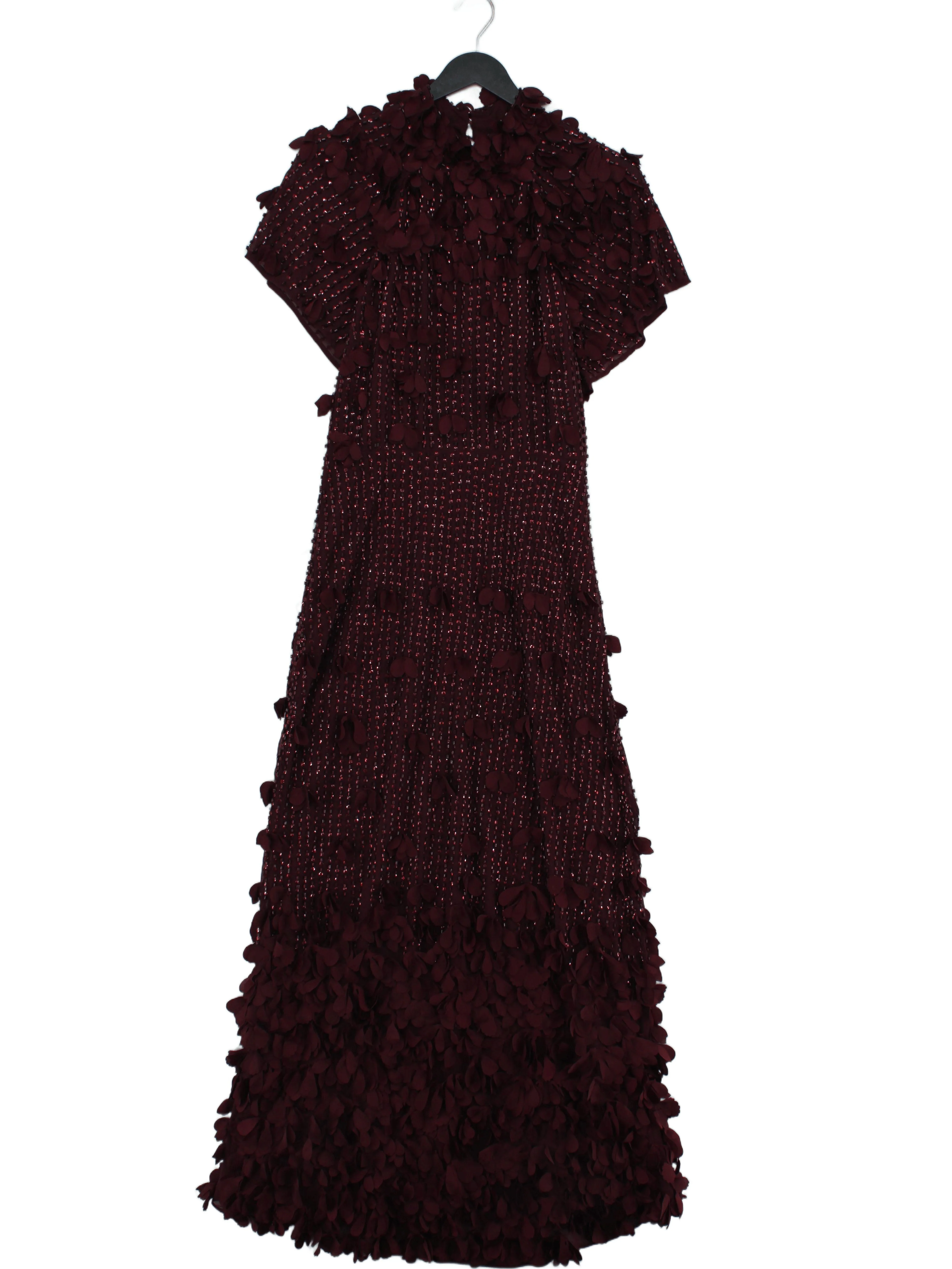 Karen Millen Maxi Dress UK8 in Red RRP £469