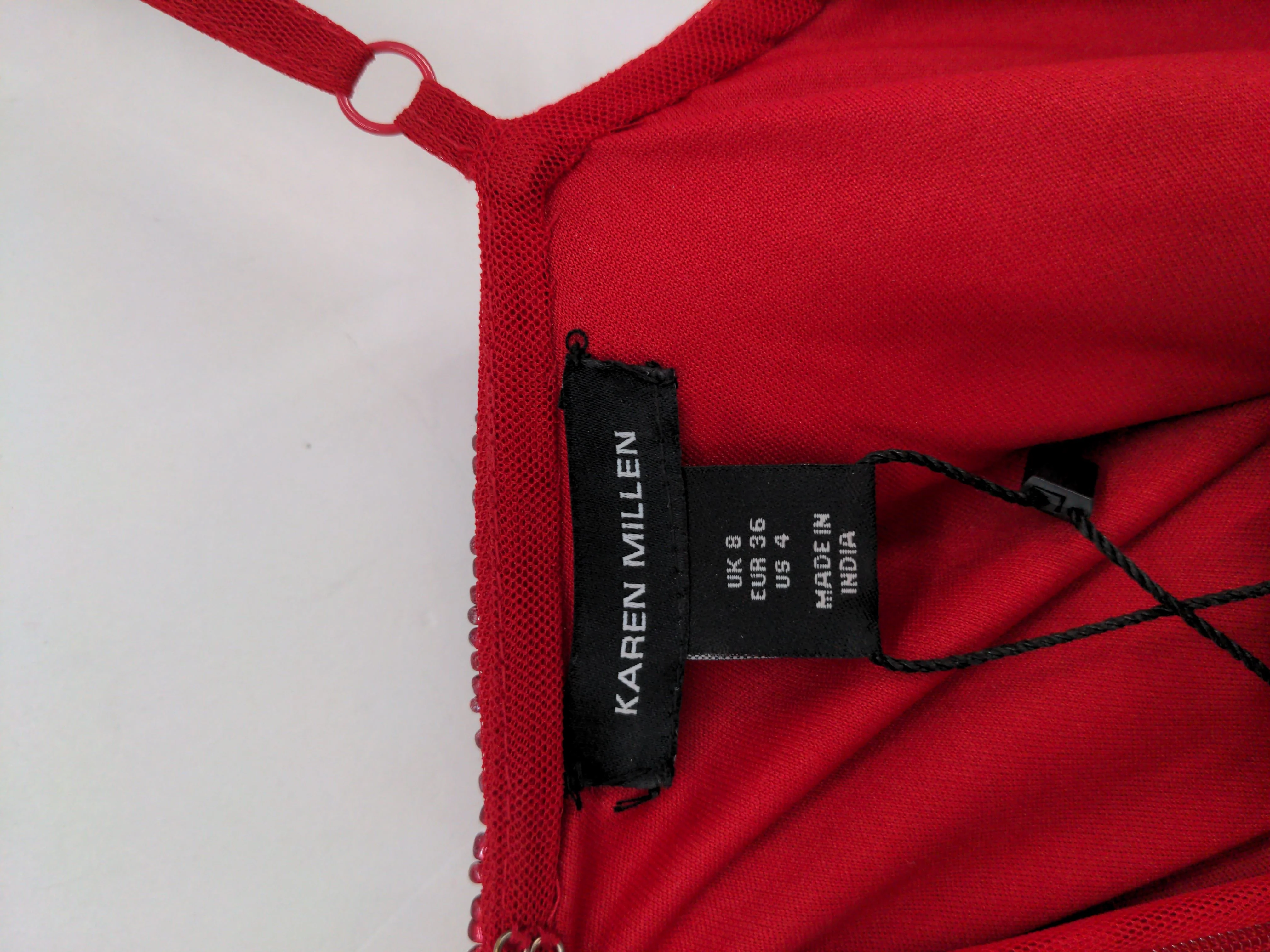 Karen Millen Maxi Dress UK8 in Red RRP £479 - Image 5
