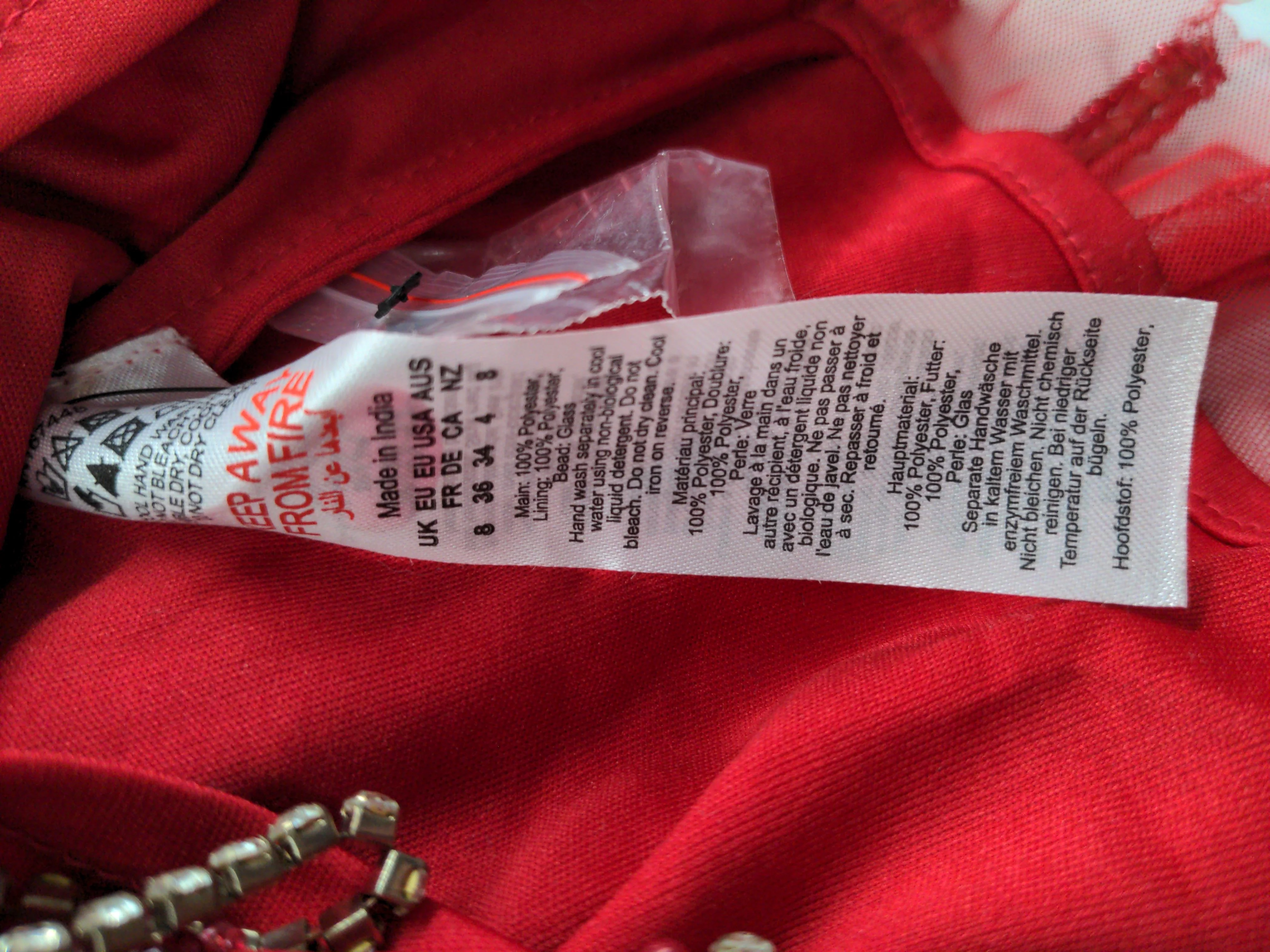 Karen Millen Maxi Dress UK8 in Red RRP £479 - Image 6