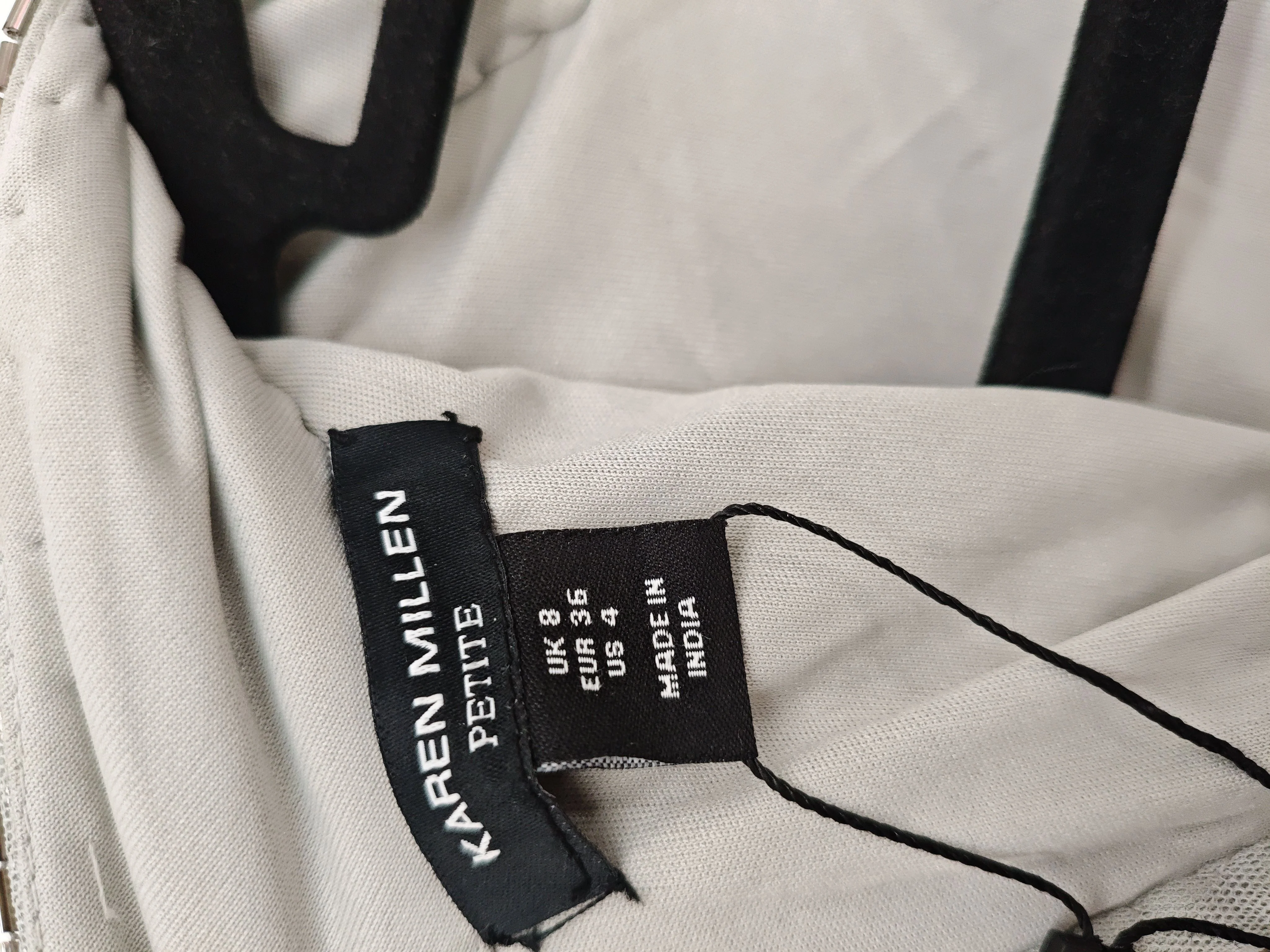 Karen Millen Maxi Dress UK8 in Silver RRP £399 - Image 6
