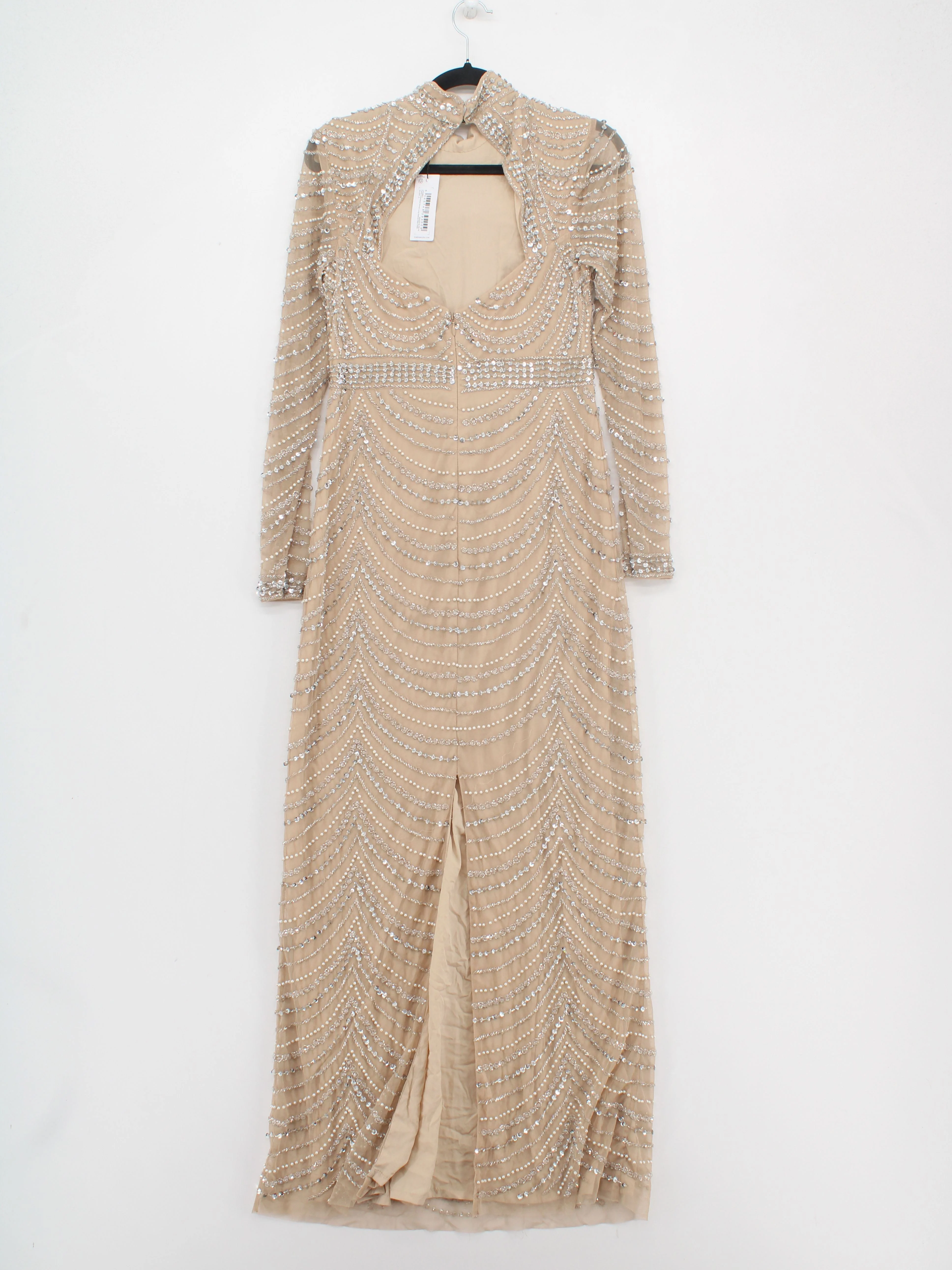 Karen Millen Maxi Dress UK8 in Tan RRP £389 - Image 2