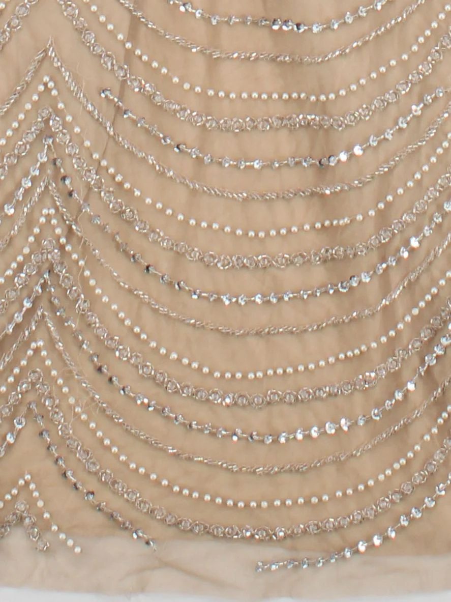 Karen Millen Maxi Dress UK8 in Tan RRP £389 - Image 4