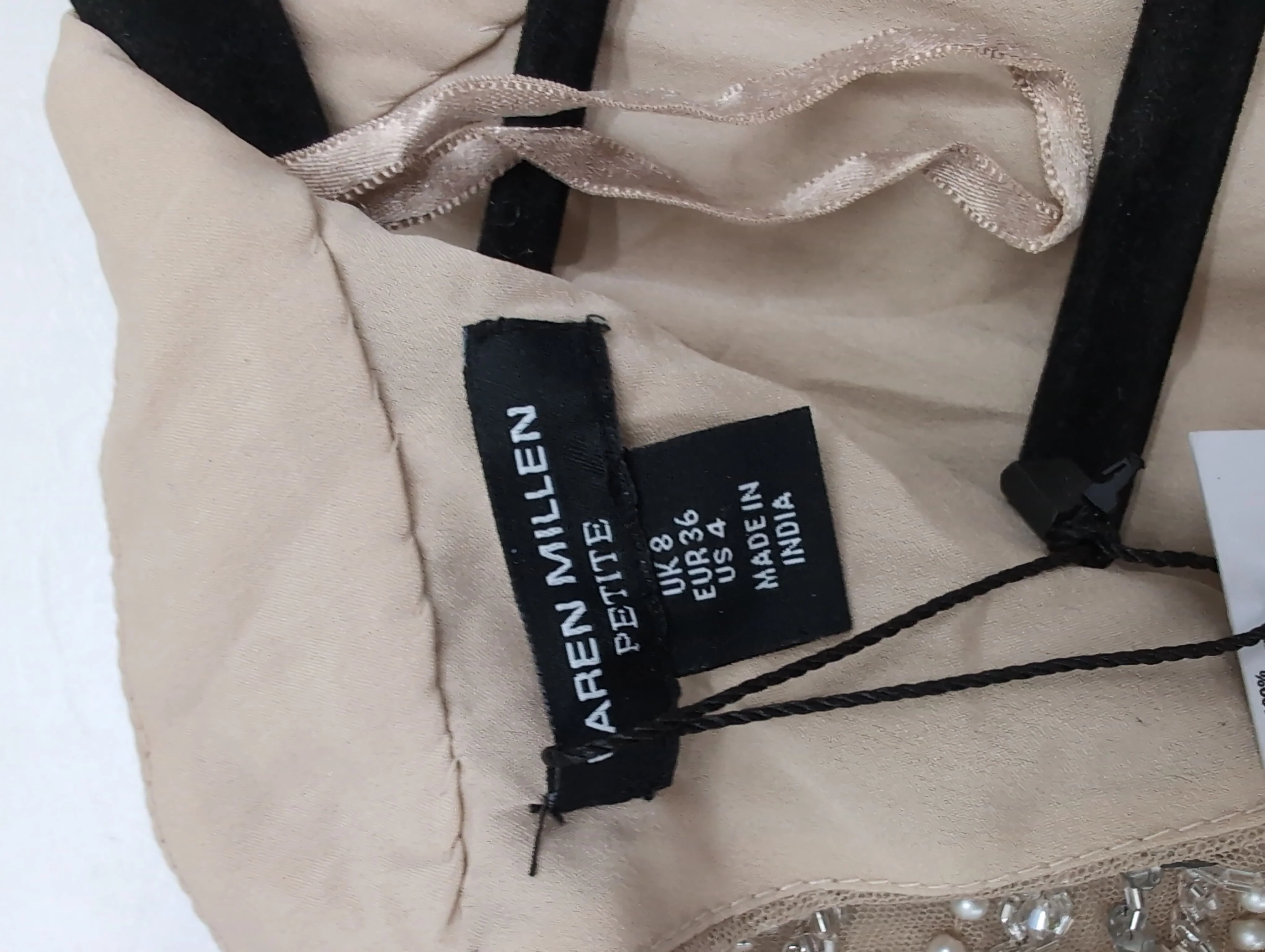 Karen Millen Maxi Dress UK8 in Tan RRP £389 - Image 6