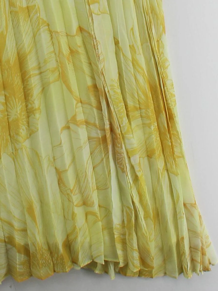 Karen Millen Maxi Dress UK8 in Yellow RRP £249 - Image 4