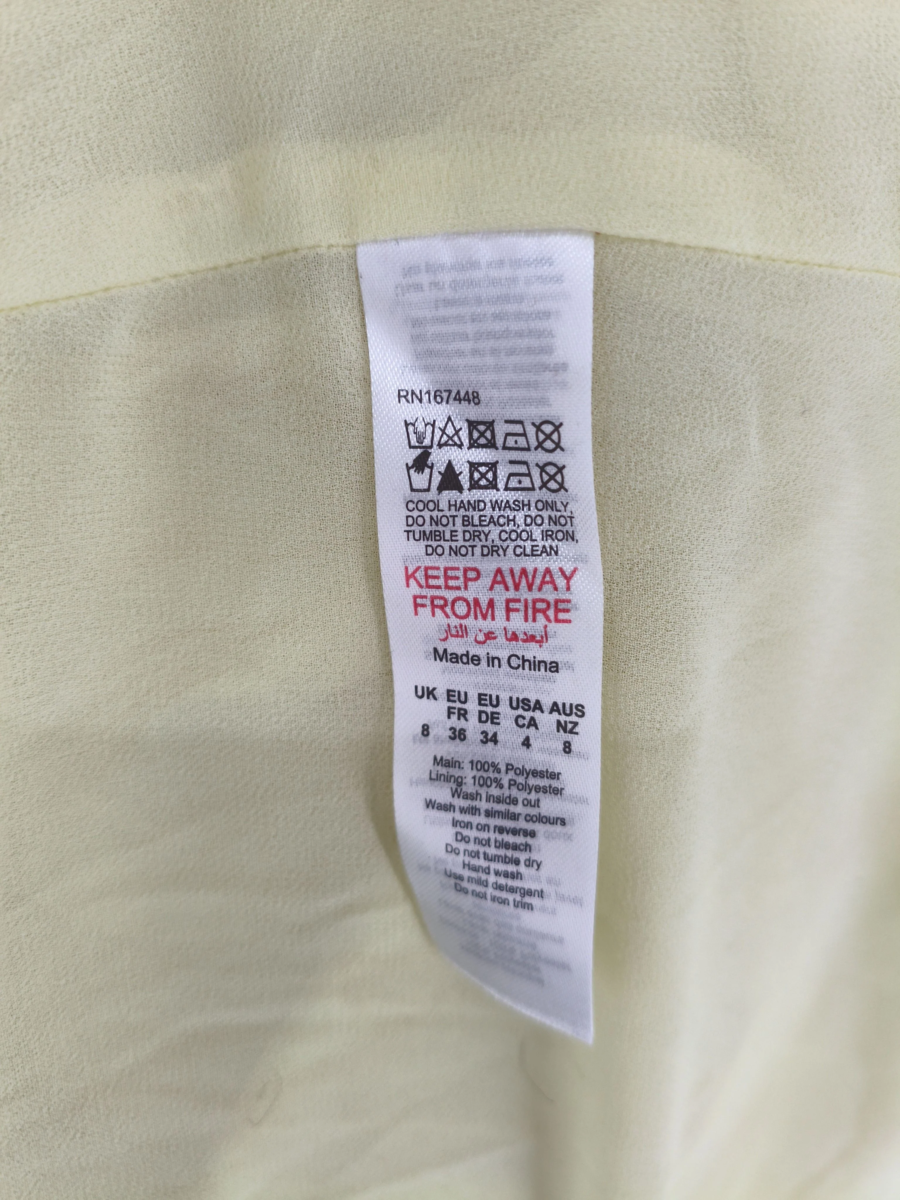 Karen Millen Maxi Dress UK8 in Yellow RRP £249 - Image 7